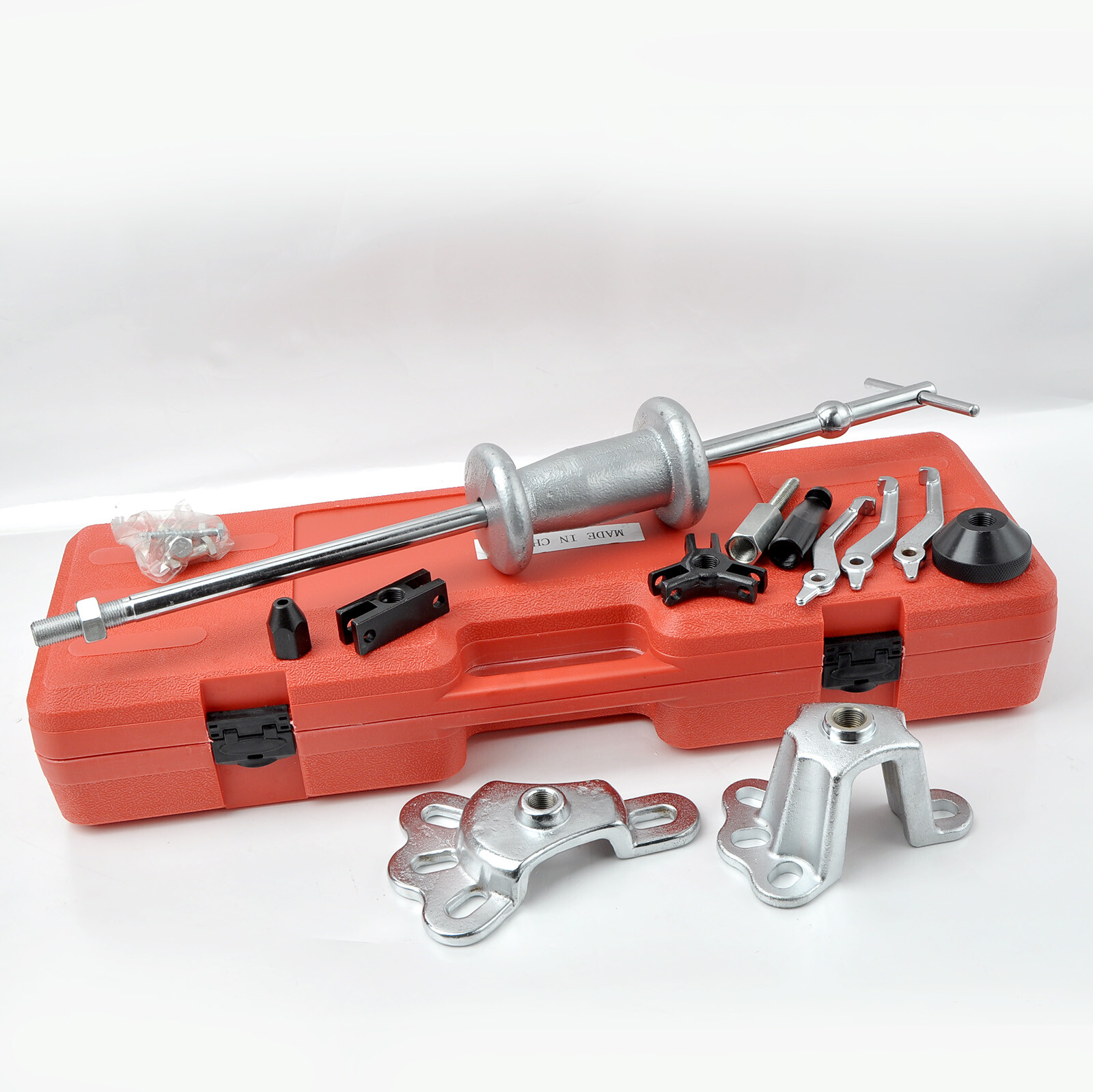 17pc Wheel Puller 5lb Slide Hammer Internal External Puller Hub Dent US Stock