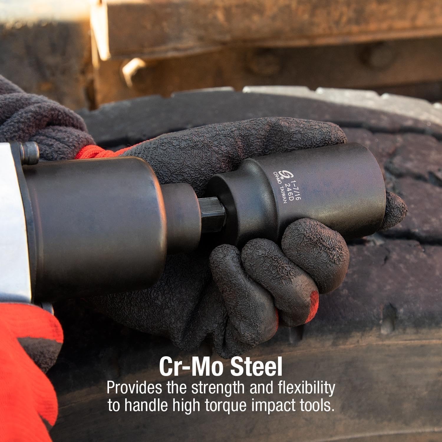 1/2 in. Drive 1-7/16 in. Chrome Molybdenum Deep Impact Socket – Model 246D
