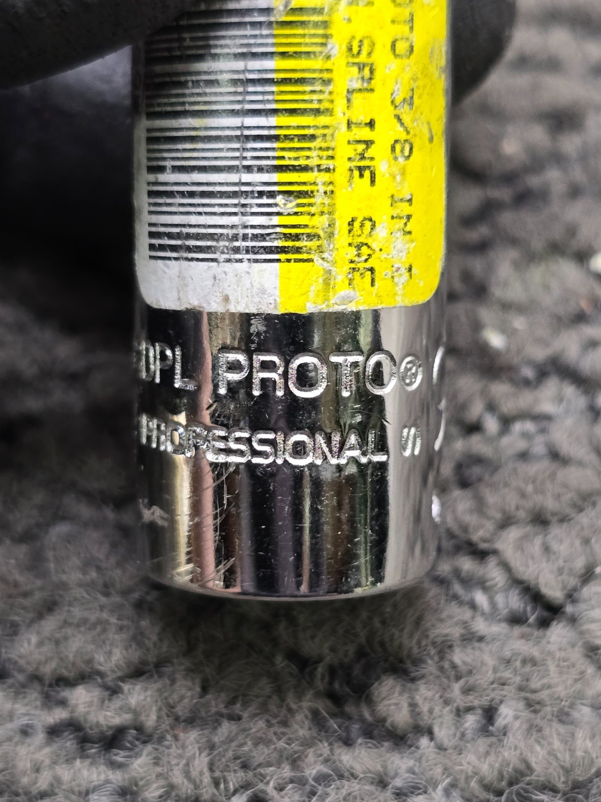 Proto 5018DPL: 3/8-inch Drive 12-Point 9/16-inch #18 Deep Spline Socket Chrome