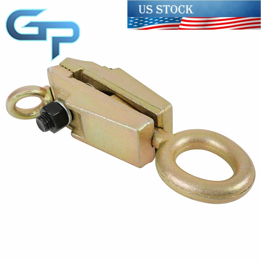 1 Pair 5 TON Frame Back Self-Tightening grips & auto Body Repair Pull Clamp