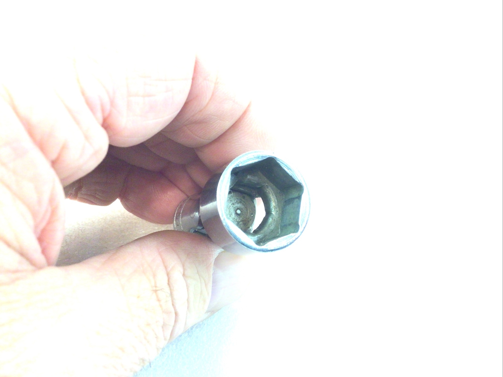 Snap On#FS24 -3/4″, SAE, Chrome, 12 Pt., Shallow, Swivel Socket, 3/8″ Dr.-Nice-