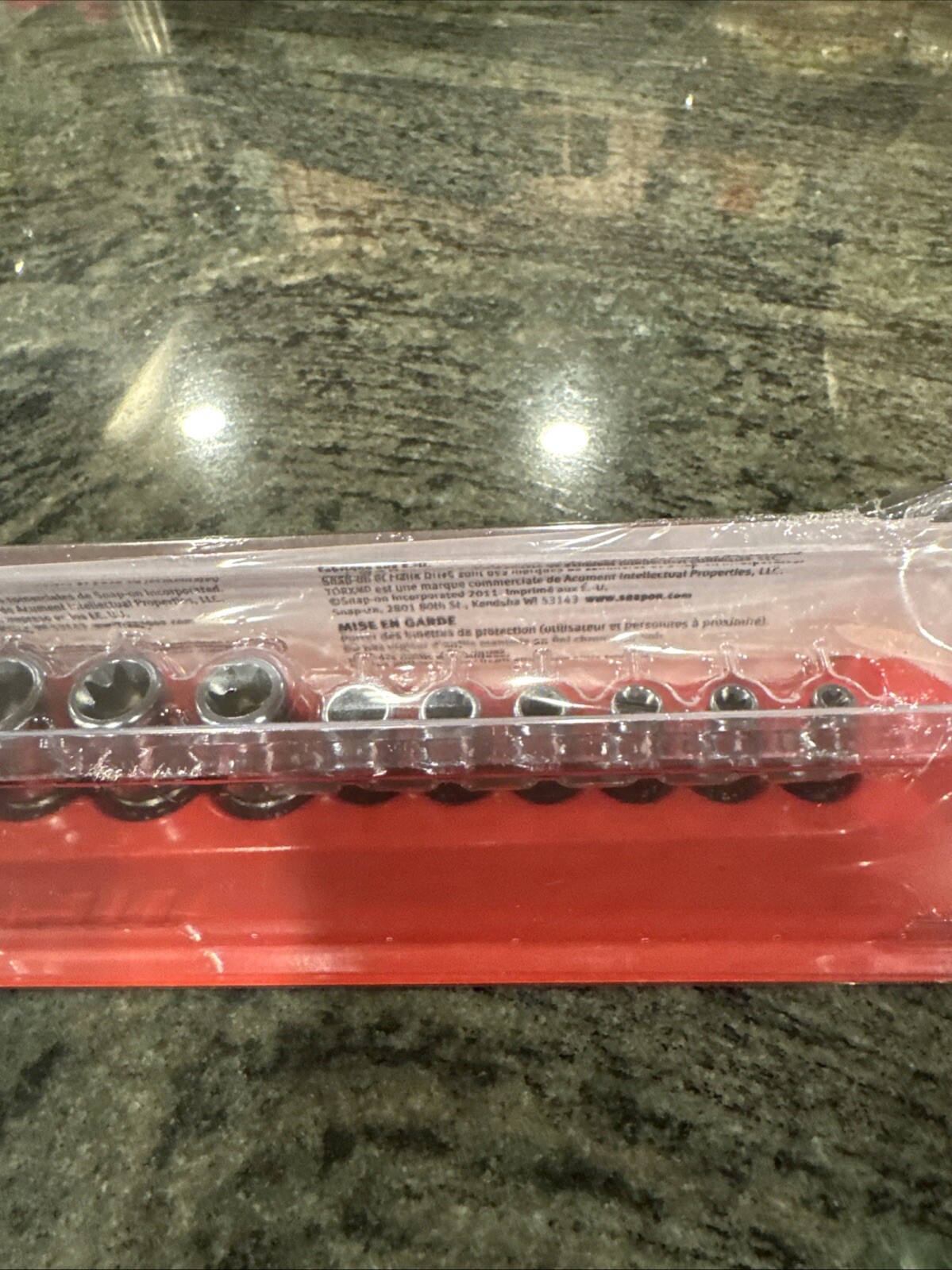 Snap-on 213afley 13 pc combination drive shallow Torx socket set e4-e24 sealed