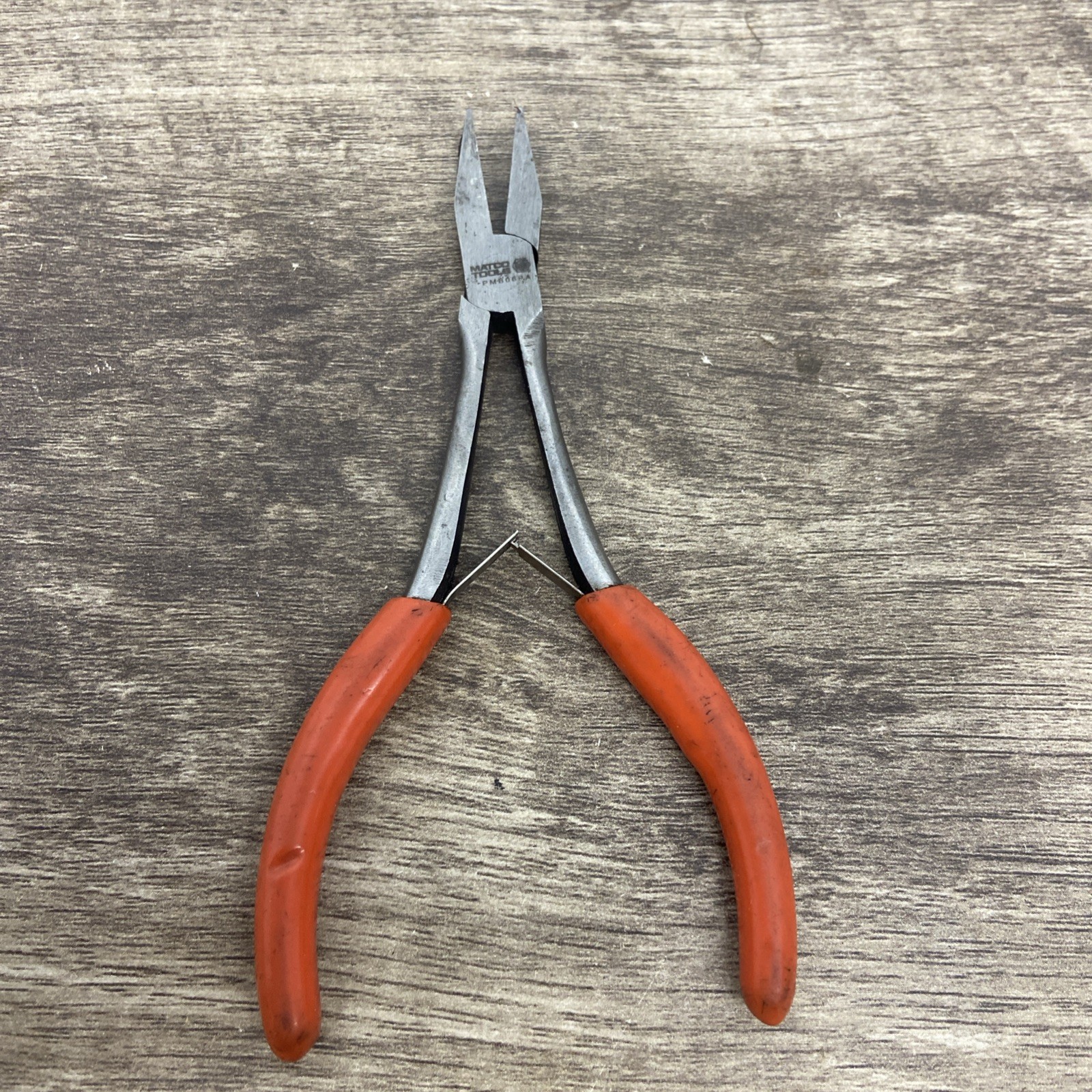 Matco Tools PMN06PA Orange Handle 6” Miniature Straight Tip Needle Nose Pliers