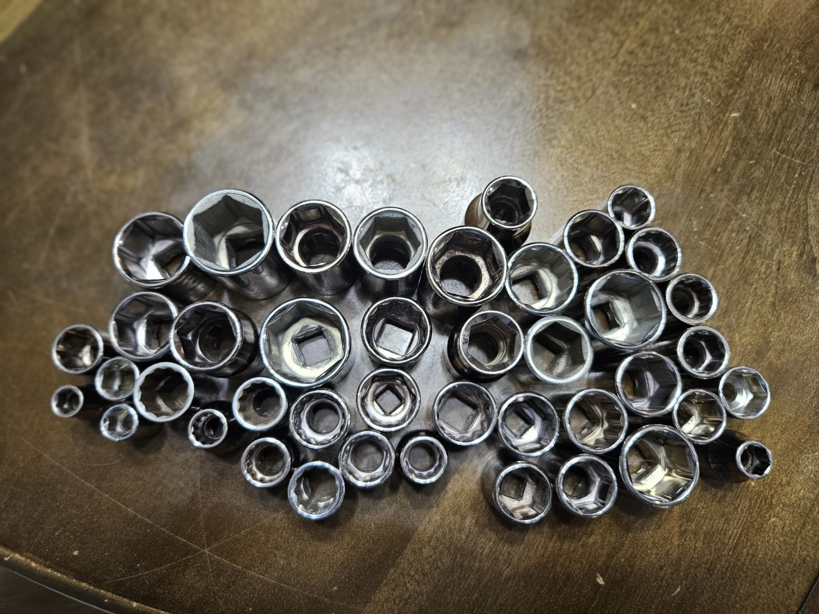 Craftsman 12, 8, 6 Point Deep And Shallow Socket Lot Set USED (84)