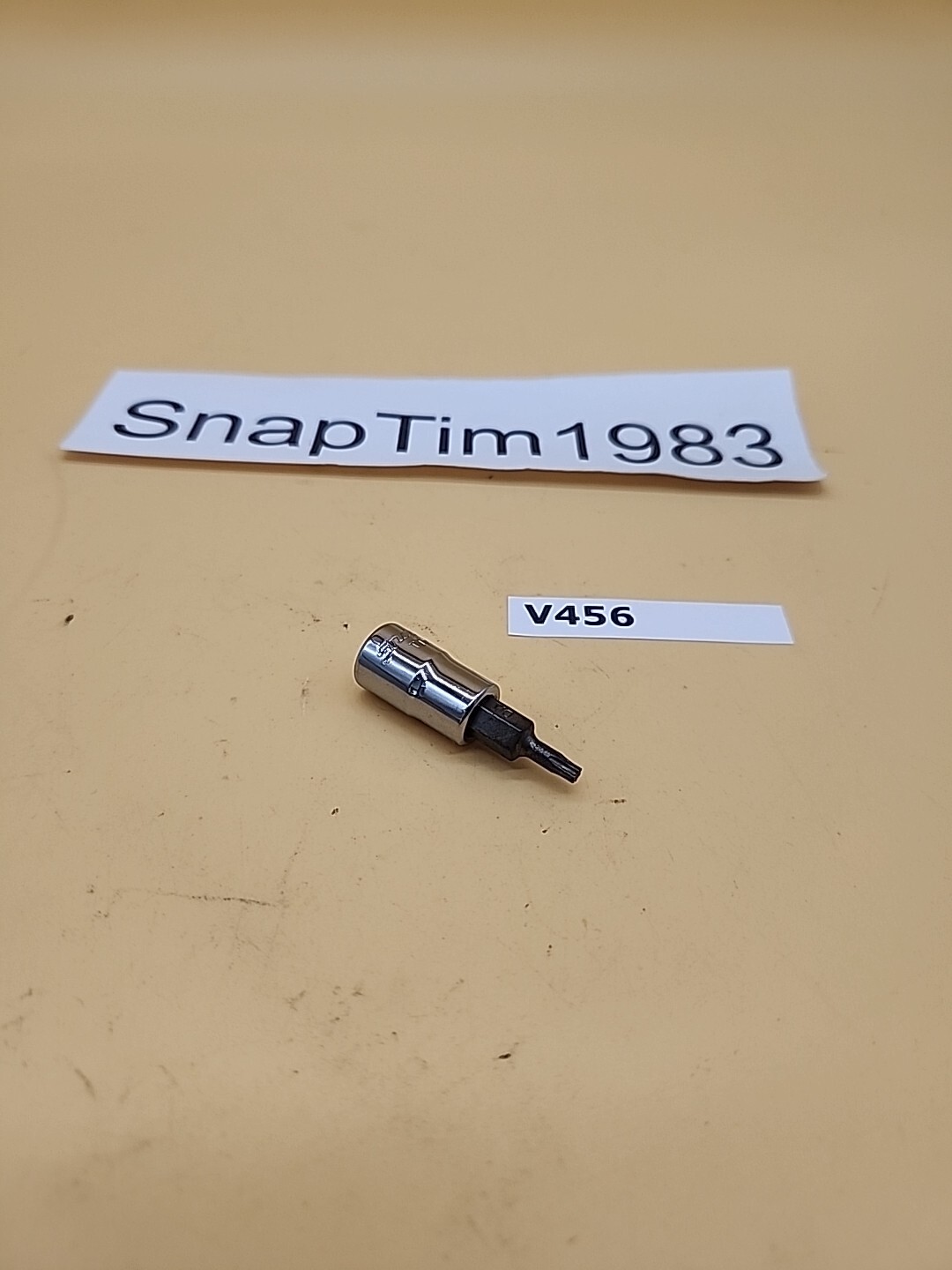 Snap-on Tools TTX10E 1/4 Dr T10 Standard TORX Bit Chrome Socket Driver USA