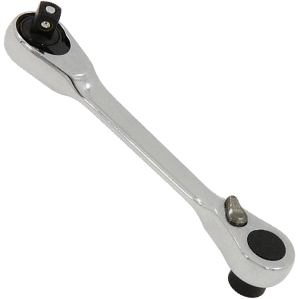 Neilsen Stubby Square Drive Micro Ratchet Bit Driver Wrench 1/4″ Hex To 1/4″
