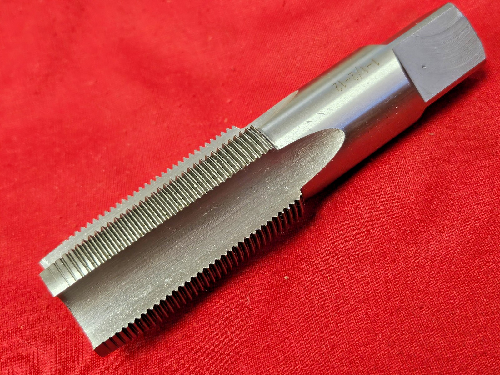 1-1/2″-12 NF Tap Alfa CSHTT70561 Carbon Steel Taper Starter Hand 4FL