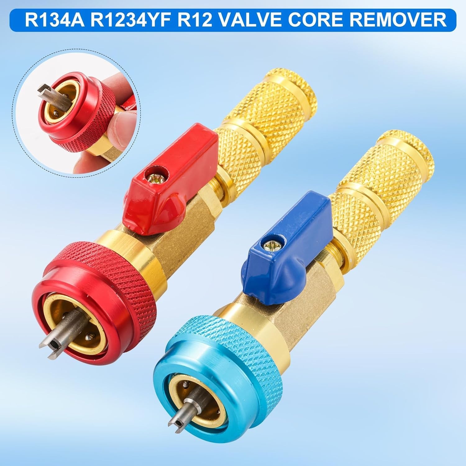 R134A R1234YF Valve Core Replacement Tool Set – Hassle-Free A/C Maintenance
