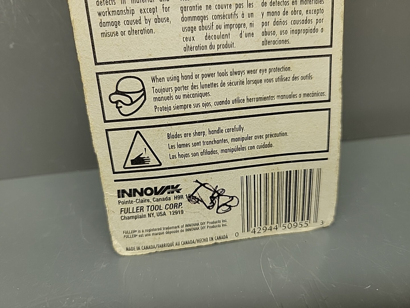 Fuller 1-1/4″ Pro Wood Chisel 300-0955 32mm New Old Stock – Canada