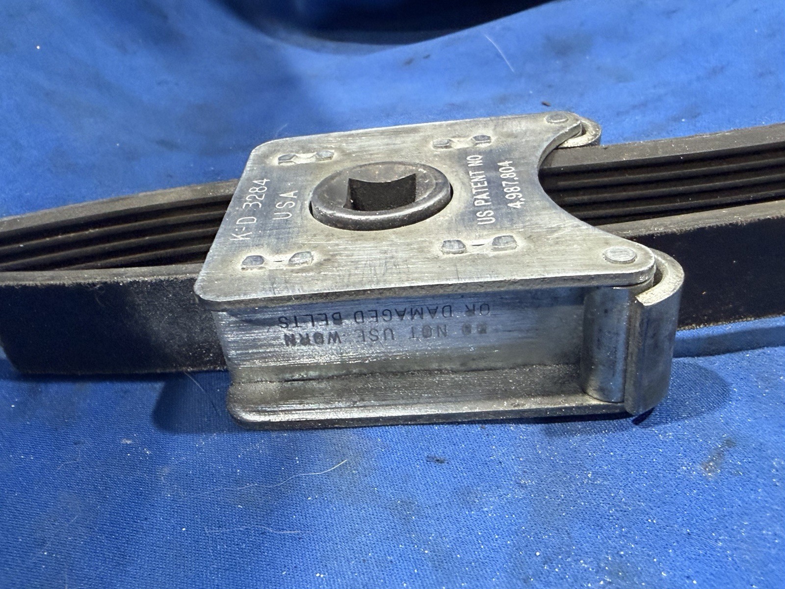 VINTAGE K-D TOOLS 3284 UNI-STRAP 1/2″ DRIVE OIL FILTER BELT STRAP WRENCH USA