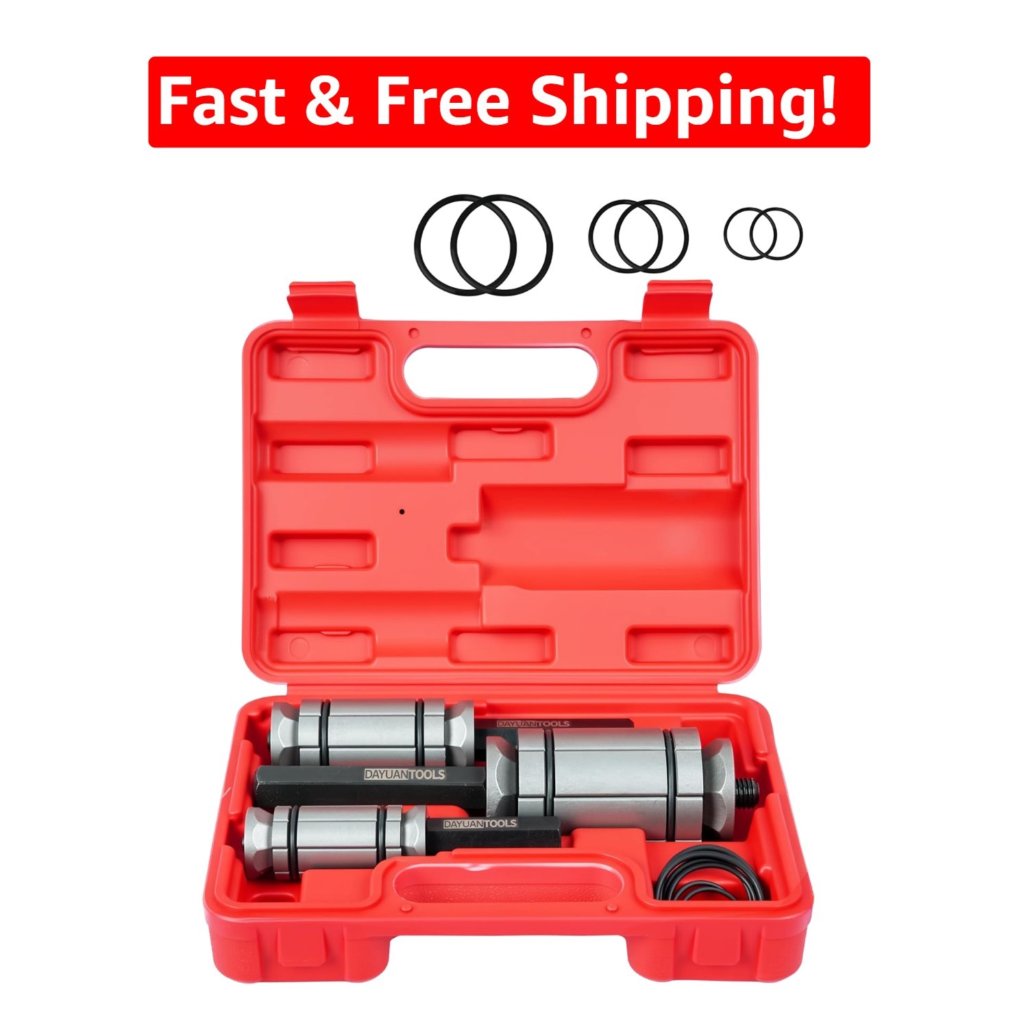 Efficient Exhaust Pipe Expander Tool Set, 1-1/8» to 3-1/2», Heavy-Duty Design