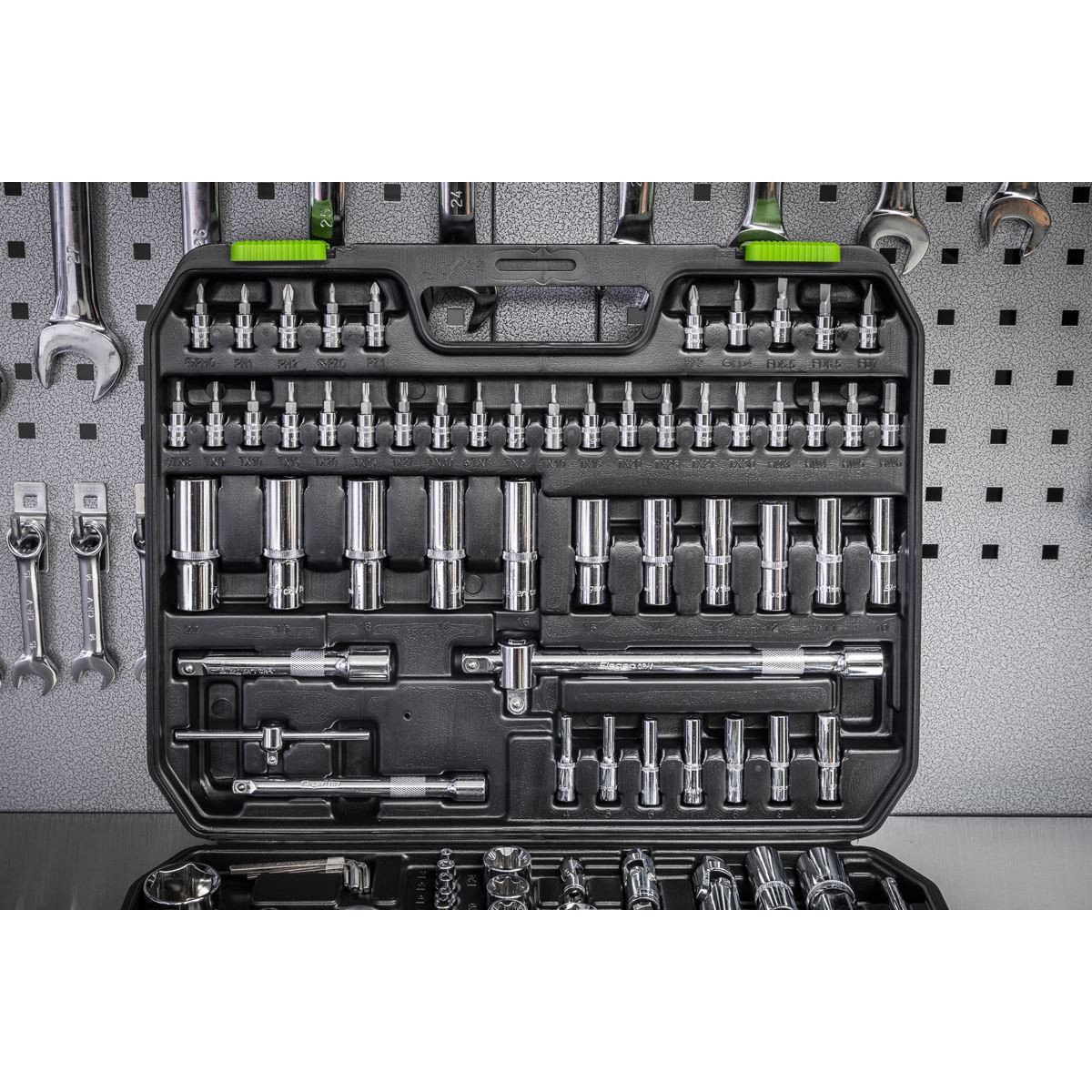 Sealey Siegen Socket Set 1/4″, 3/8″ & 1/2″Sq Drive 171pc S01211