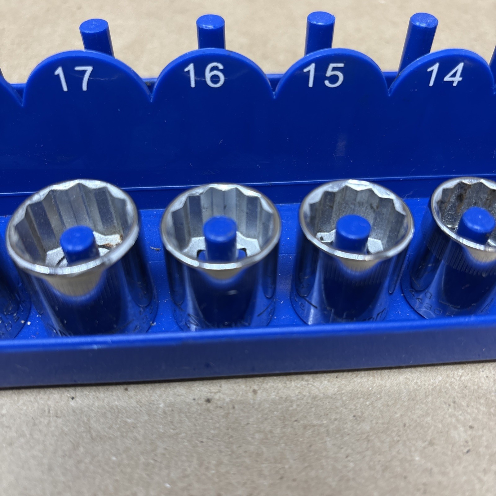 Craftsman 3/8”Drive Metric Socket Set 6mm to 21mm 12Pt USA No 20m