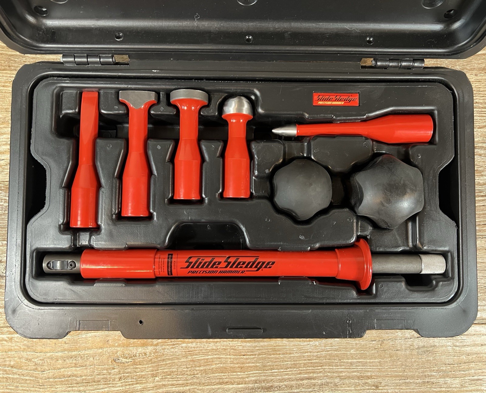 NEW in Box Slide Sledge 212102 Precision Hammer 9 Piece Set with Hard Case