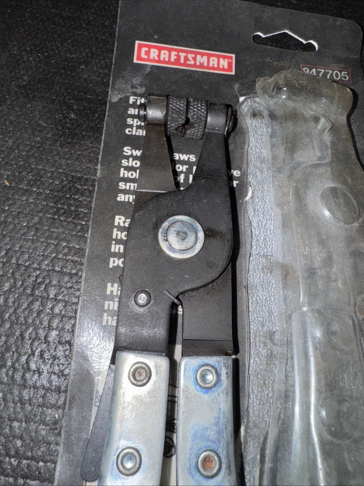 Sears Craftsman USA Nos Hose Clamp Pliers Swivel Jaw 47705 Open Pkg