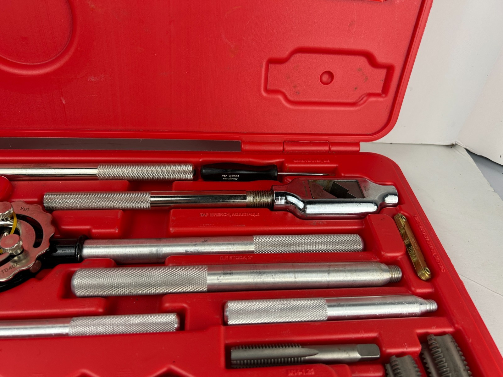 NEW Snap-On Tools 29pc Metric Large Tap & Die Set TDM99117C 14-24 mm USA Made