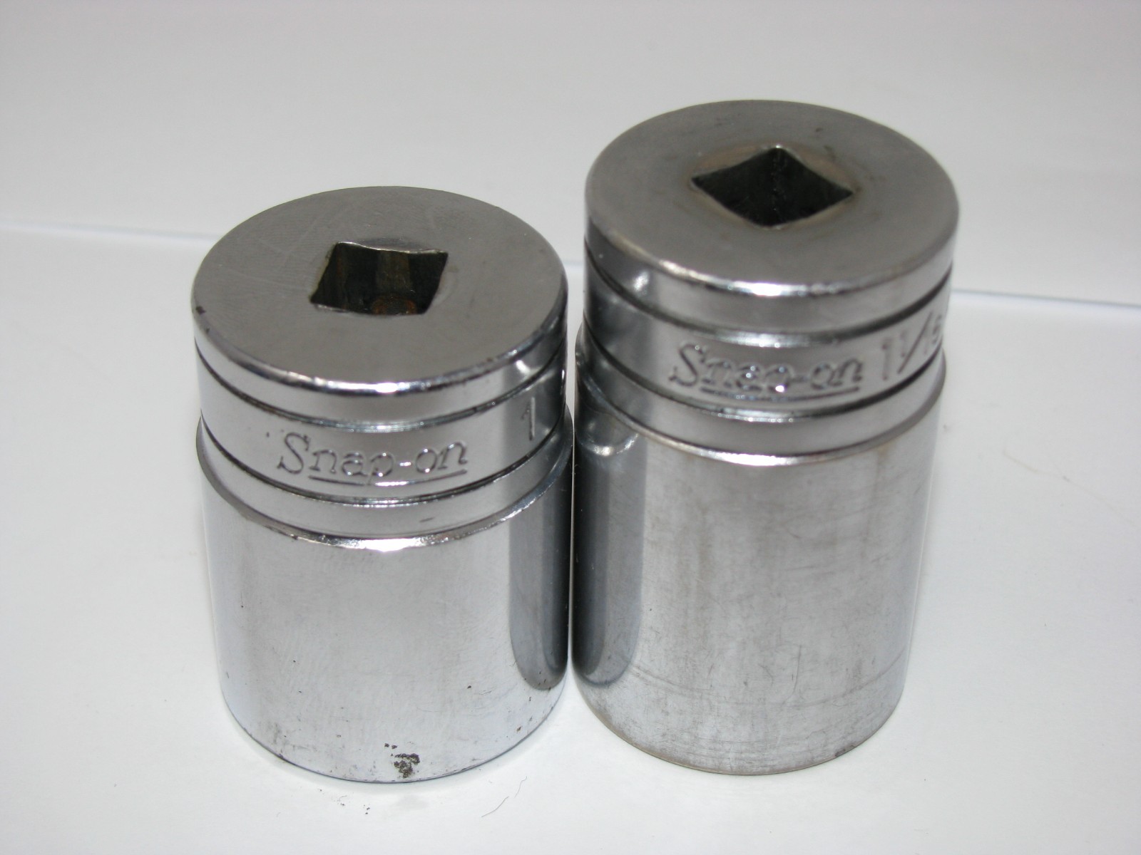 Snap On 3/8 Dr 1″ 1-1/16″ SAE Chrome Oil Pressure Sender Unit Sockets A118 A119A