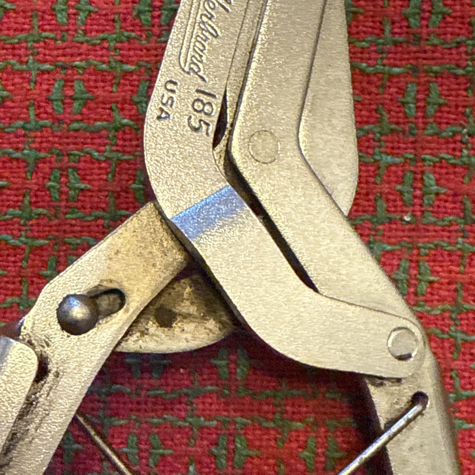 Herbrand 185 Vintage External Snap Retaining Ring Pliers Parallel Jaws Excellent