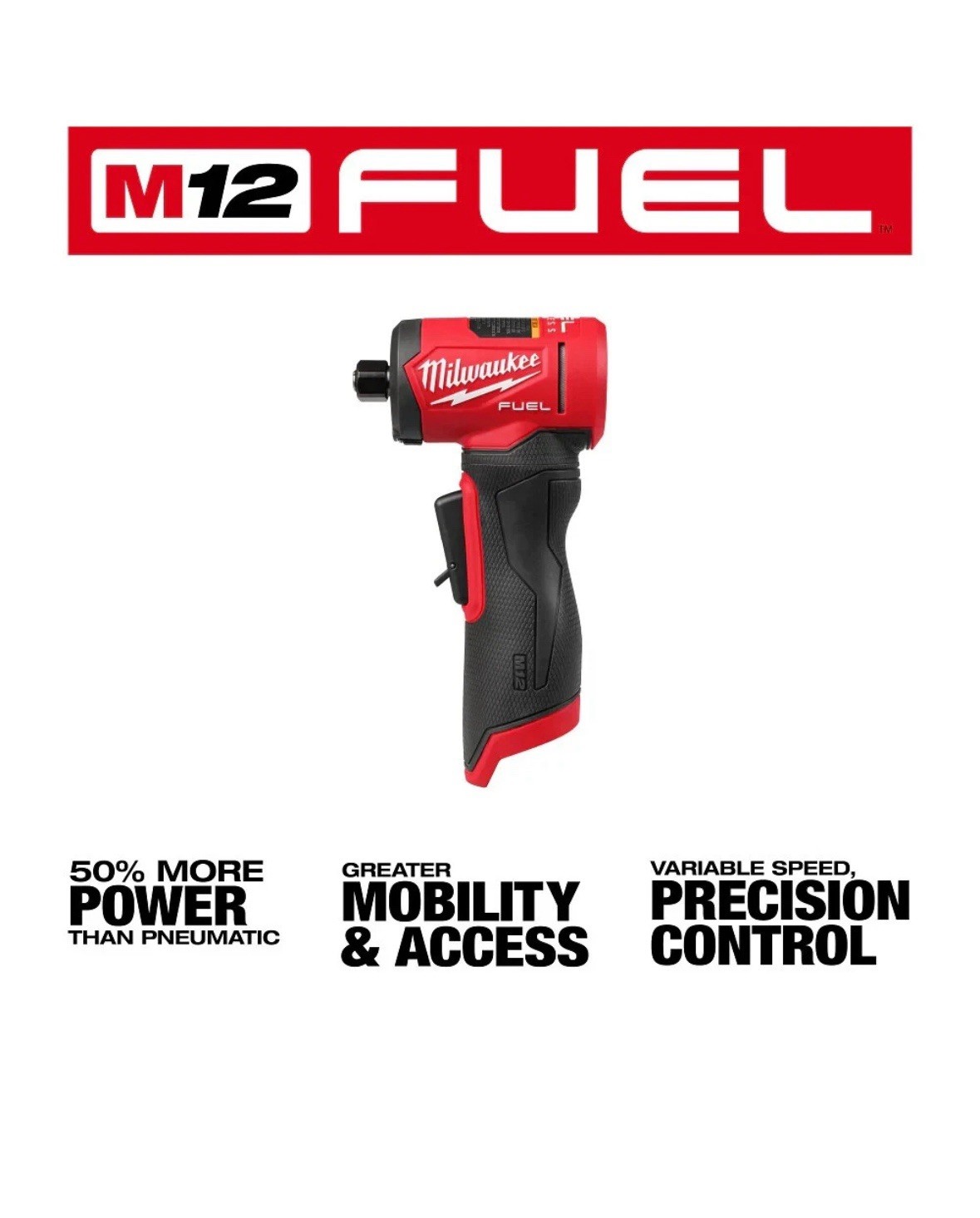 NEW✅ Milwaukee Tool 3485-20 M12 Fuel Right Angle Die Grinder