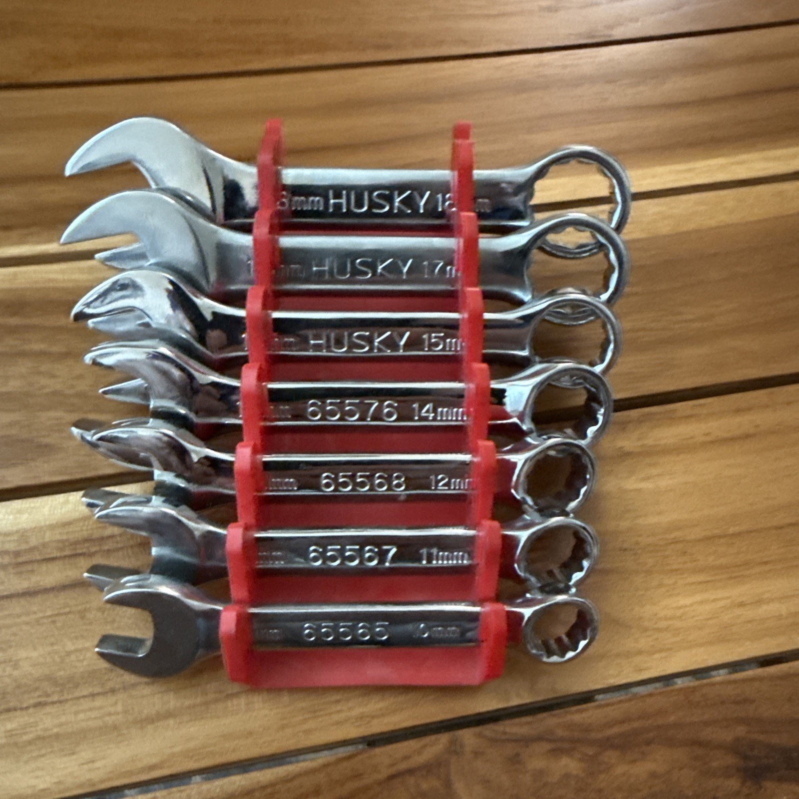Husky MM Stubby Box-Open Wrench Set 10-18 mm