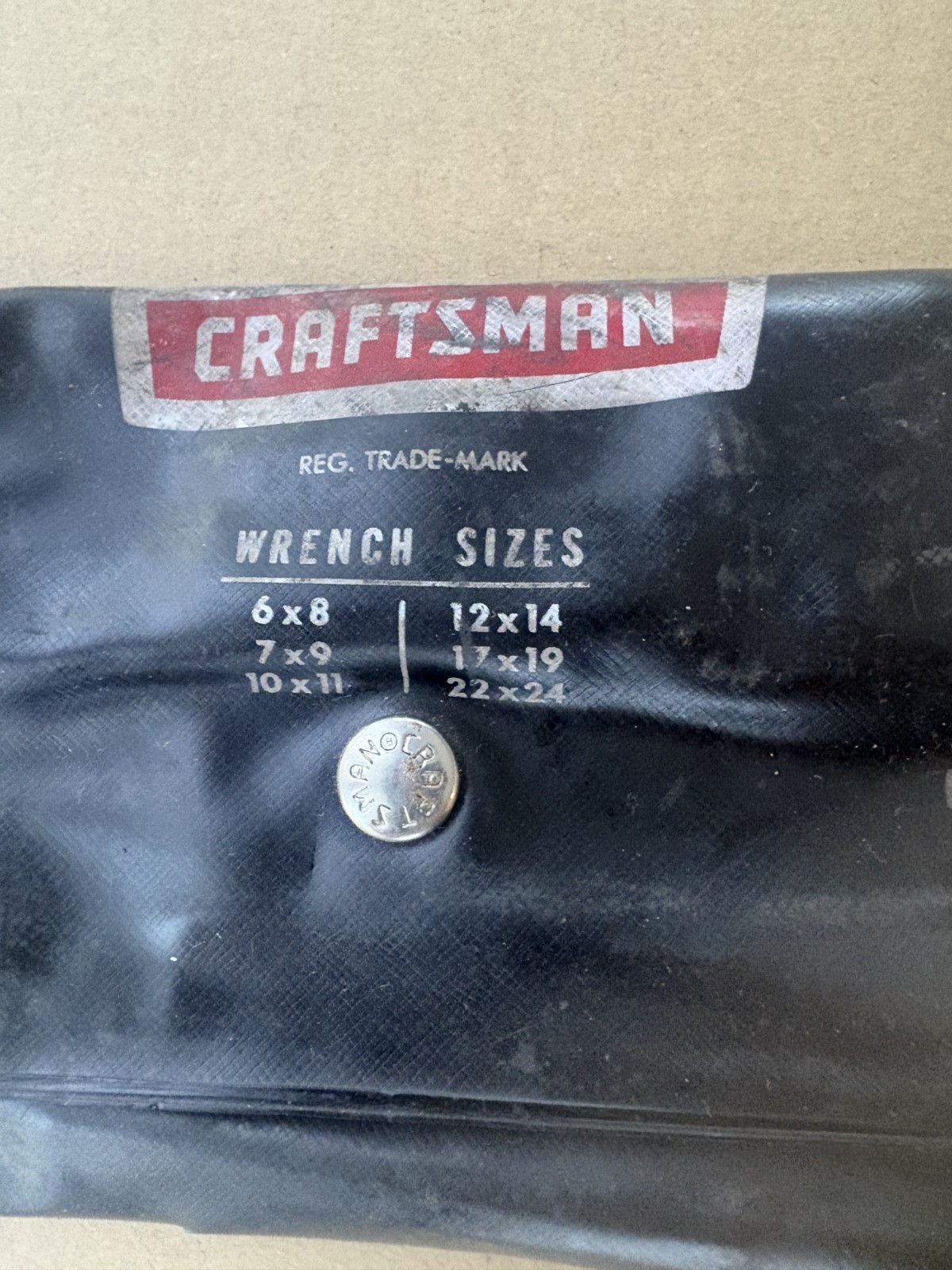 6 Piece Vinatge Craftsman Metric Box End Wrench Set No. 4295 with case