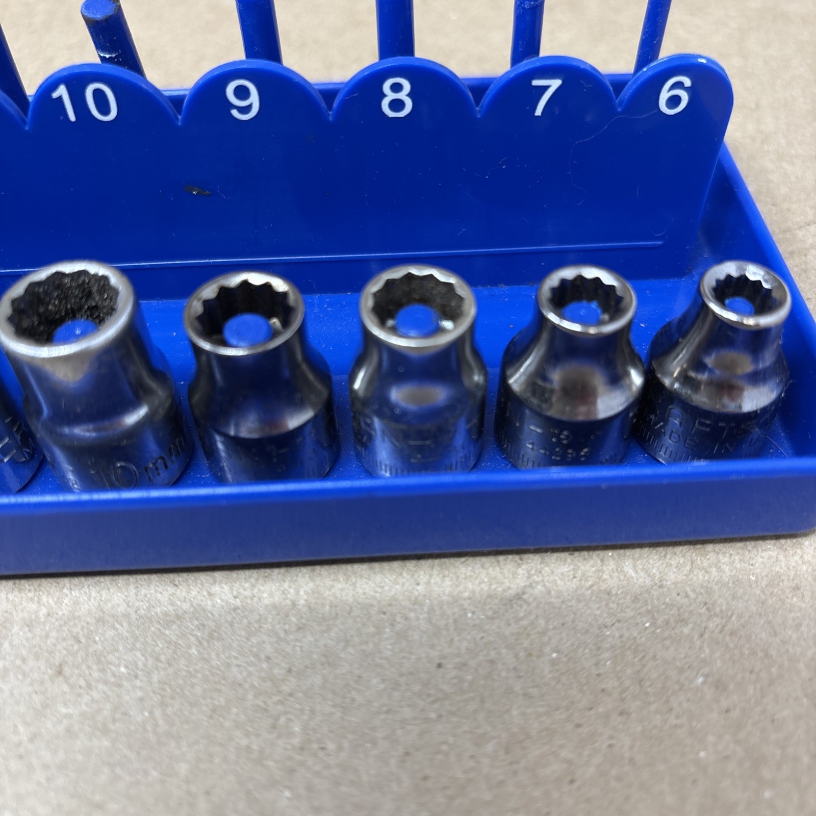 Craftsman 3/8”Drive Metric Socket Set 6mm to 21mm 12Pt USA No 20m