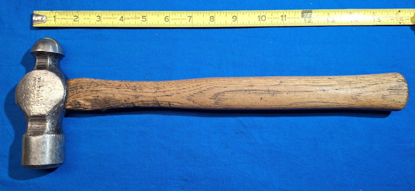 Blue Point BP40B 40oz Ball peen hammer wood handle tight head