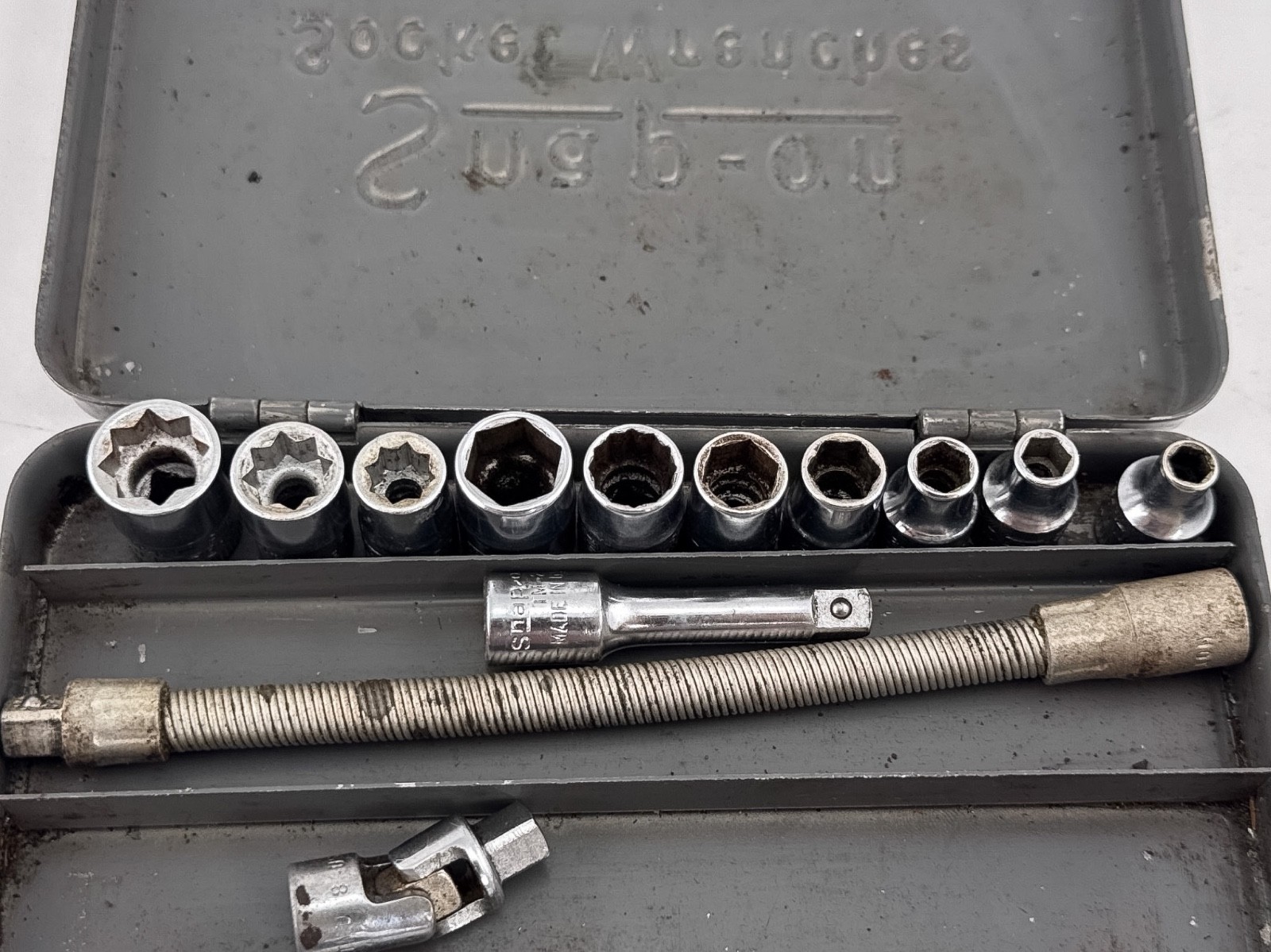 Snap-On Tools USA M-70 M 9/32″ Drive Midget Ratchet w/ Sockets & Extras