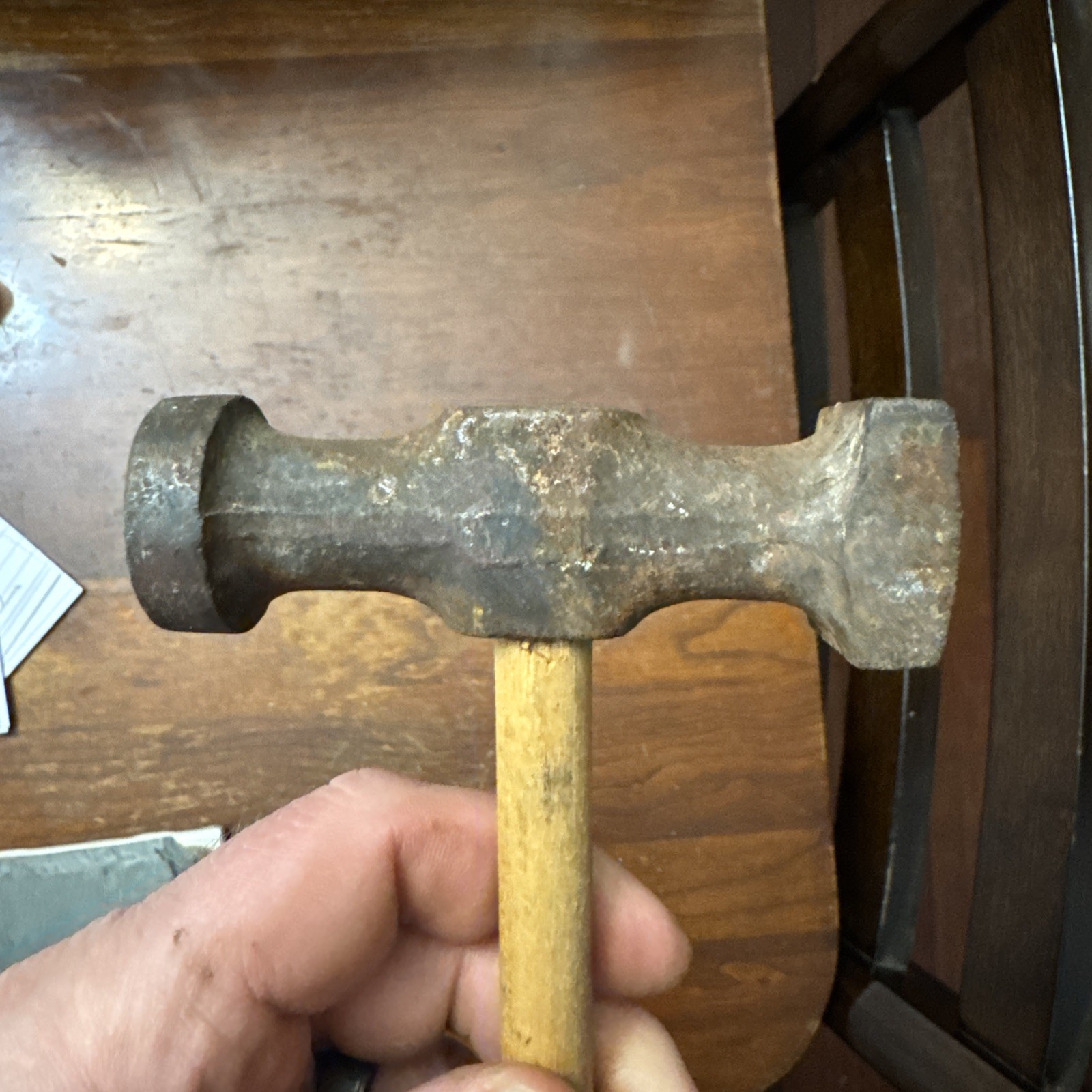 Vintage Body Hammer—12” Total Length, 4” Head