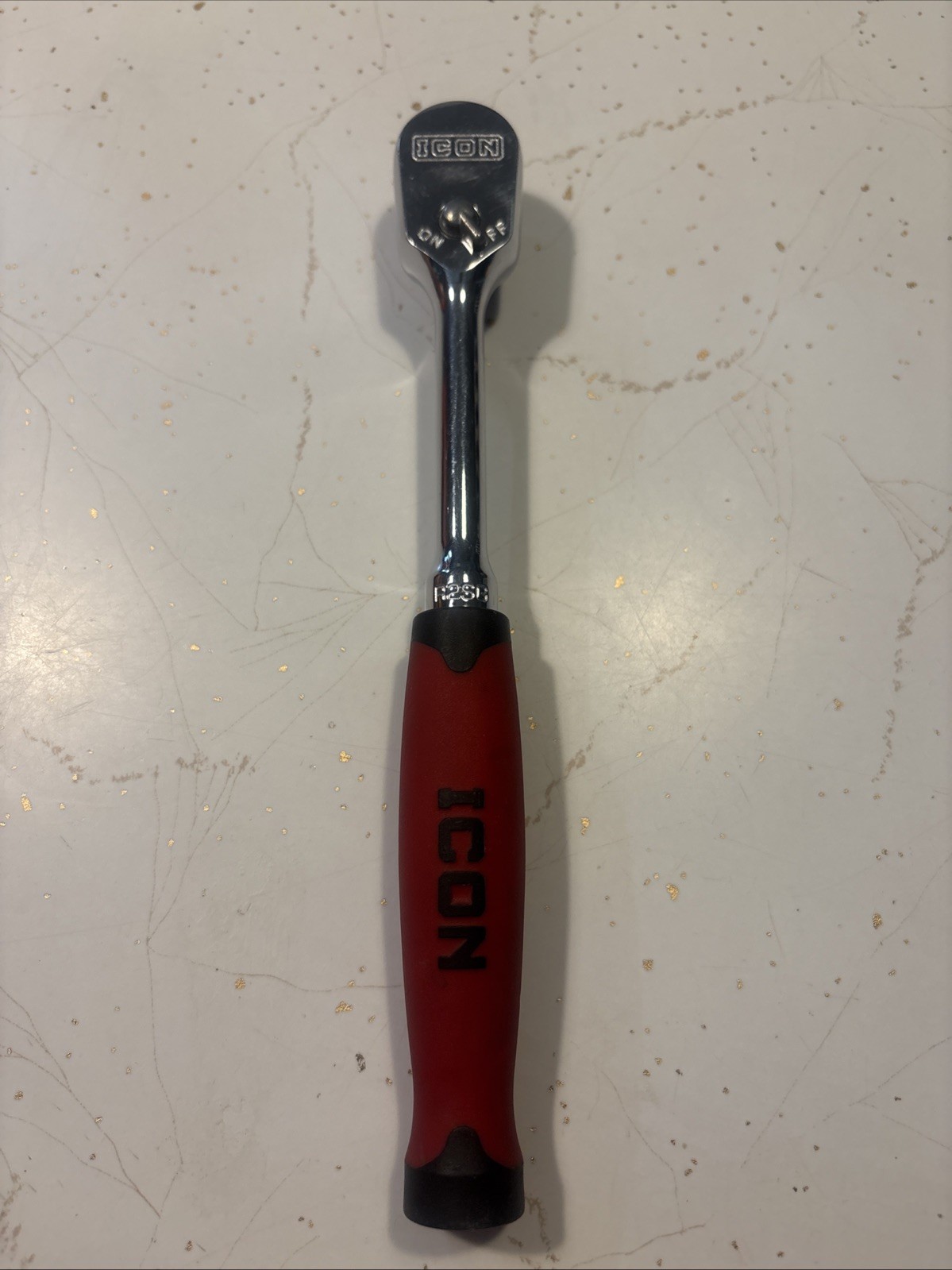 ICON 3/8 In. Drive Professional Low-profile 90-Tooth Ratchet Comfort Grip