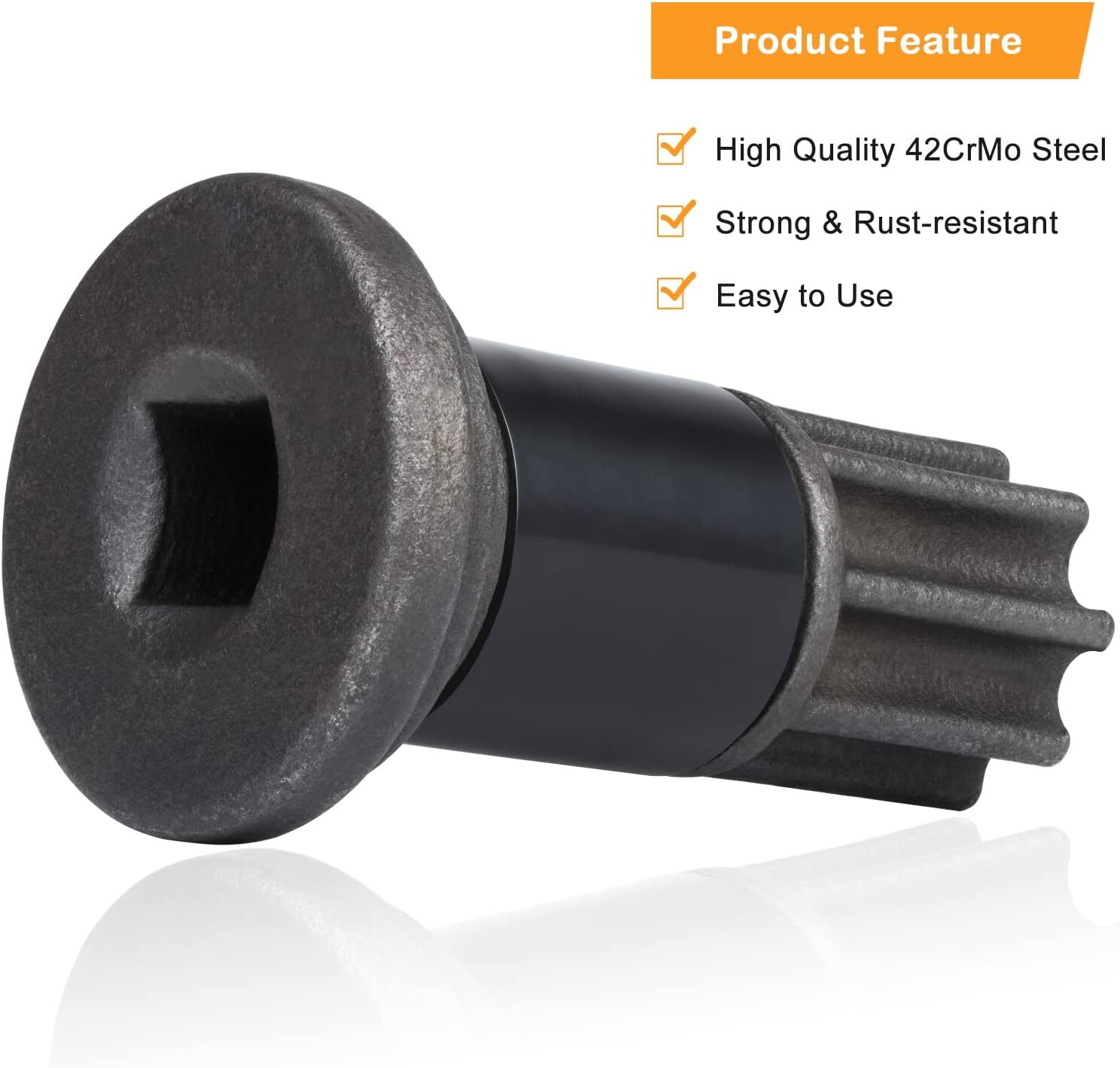 Engine Barring/Rotating Tool for Cummins 8.3L 5.9L 6.7L Diesels & Dodge Black