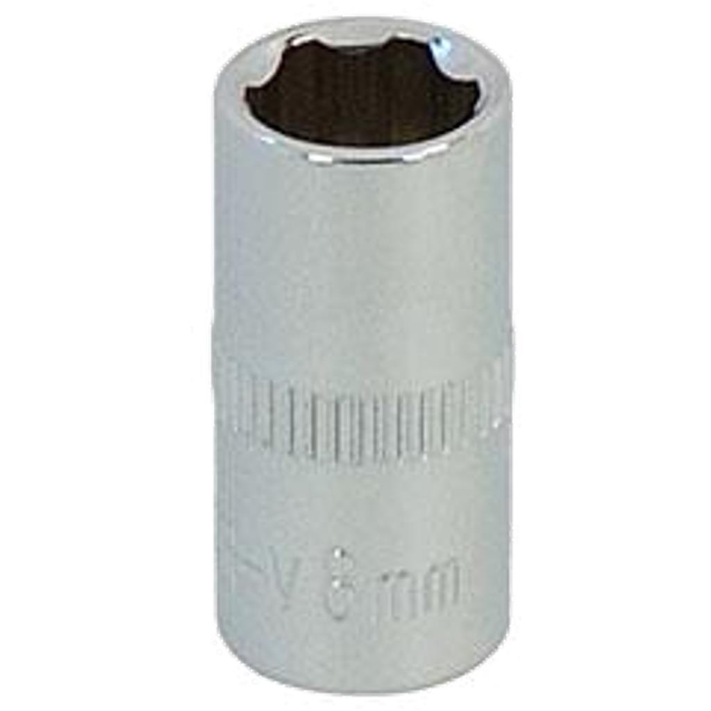 Neilsen 1/4″ Drive Standard Shallow Square Metric Single Socket 8mm