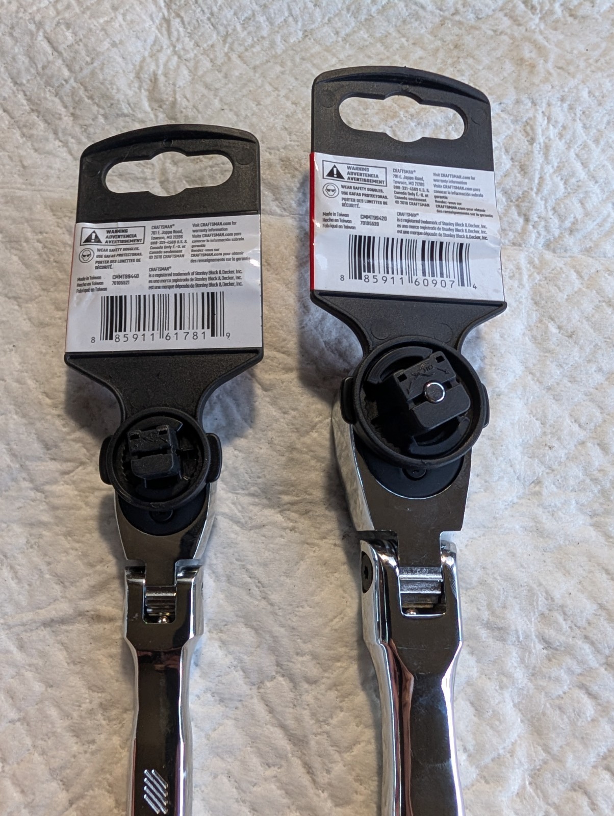 Craftsman Pair Flexhead Ratchets 1/4″/3/8″ Drive(CMMT99420/CMMT99440)