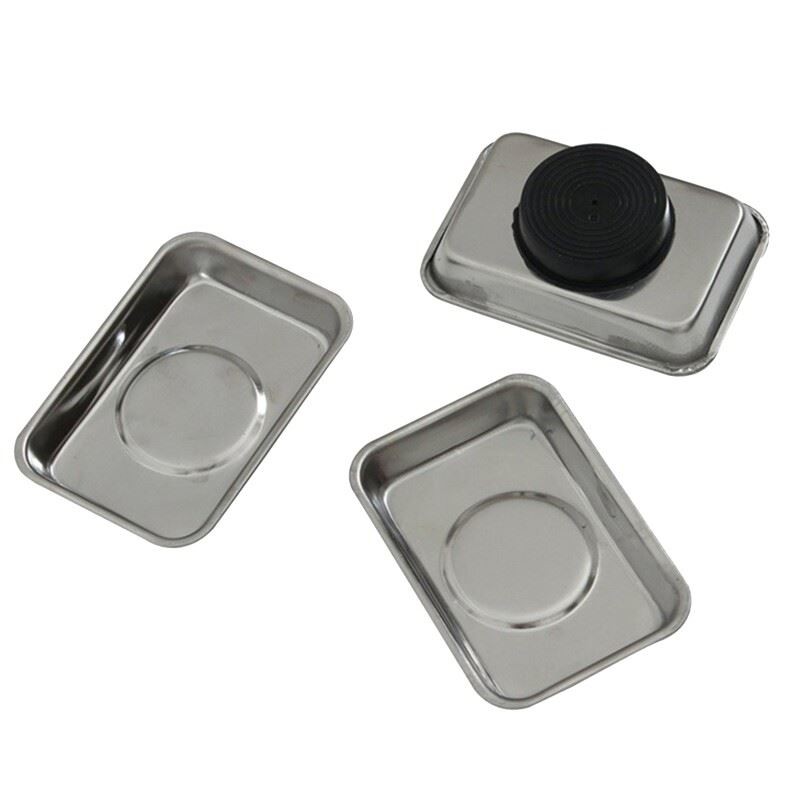 Stainless Steel Magnet Tool Tray Parts Holder for Mechanics Craftsmen Hobbyists