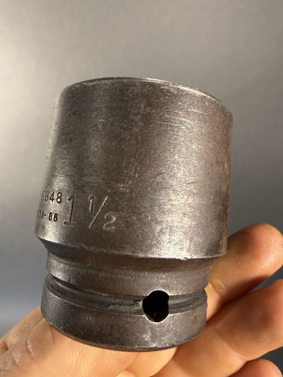 Wright 3/4″ Drive 1-1/2″ 6PT Impact Socket #6848 USA
