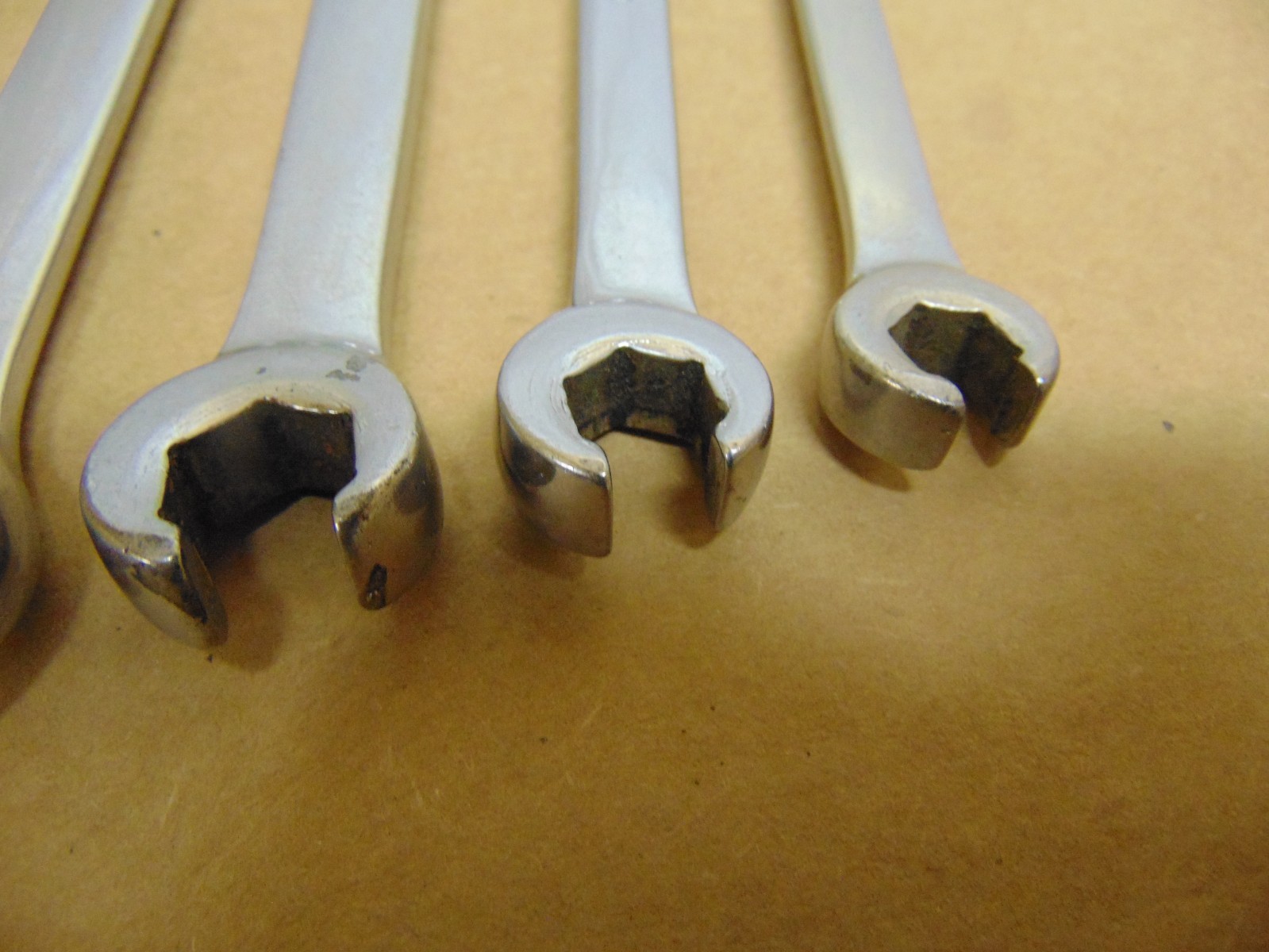5 pc Snap On SAE Open End / Flare Nut Wrenches RXS