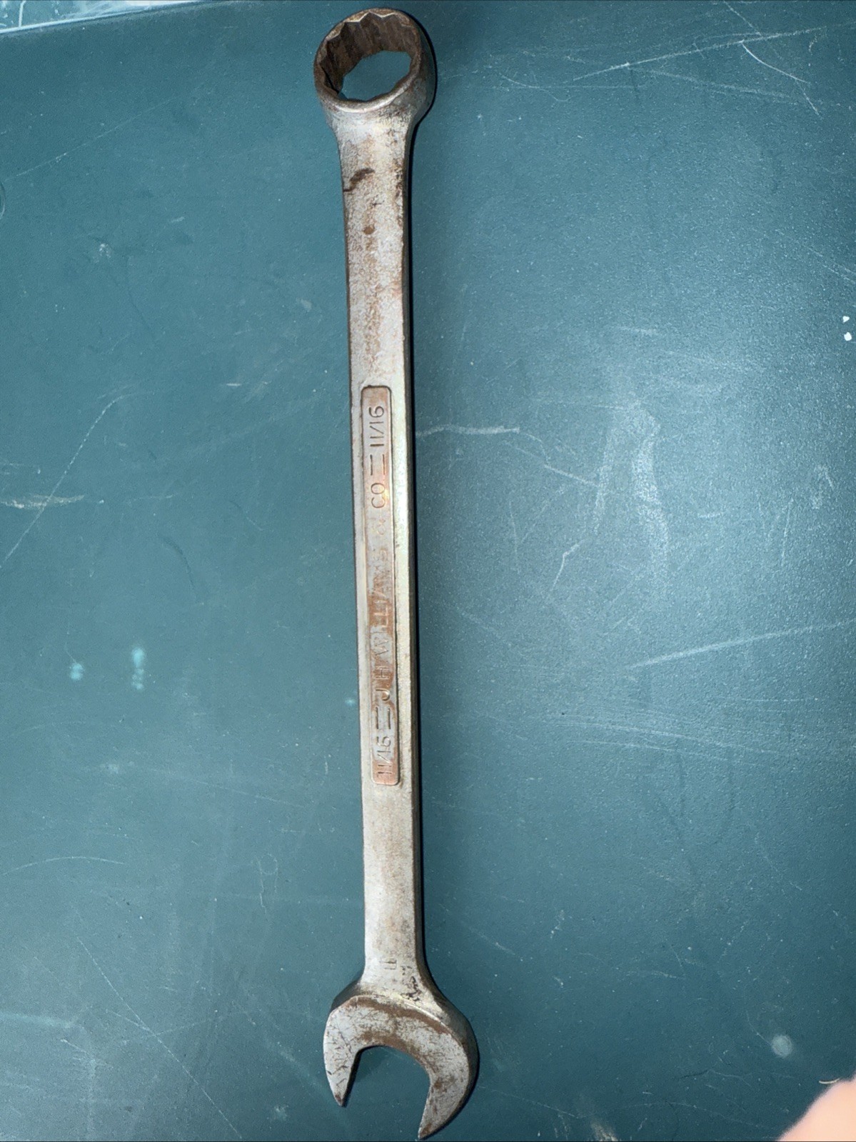 JH Williams Superrench Vintage Combination Wrench USA made 11/16″