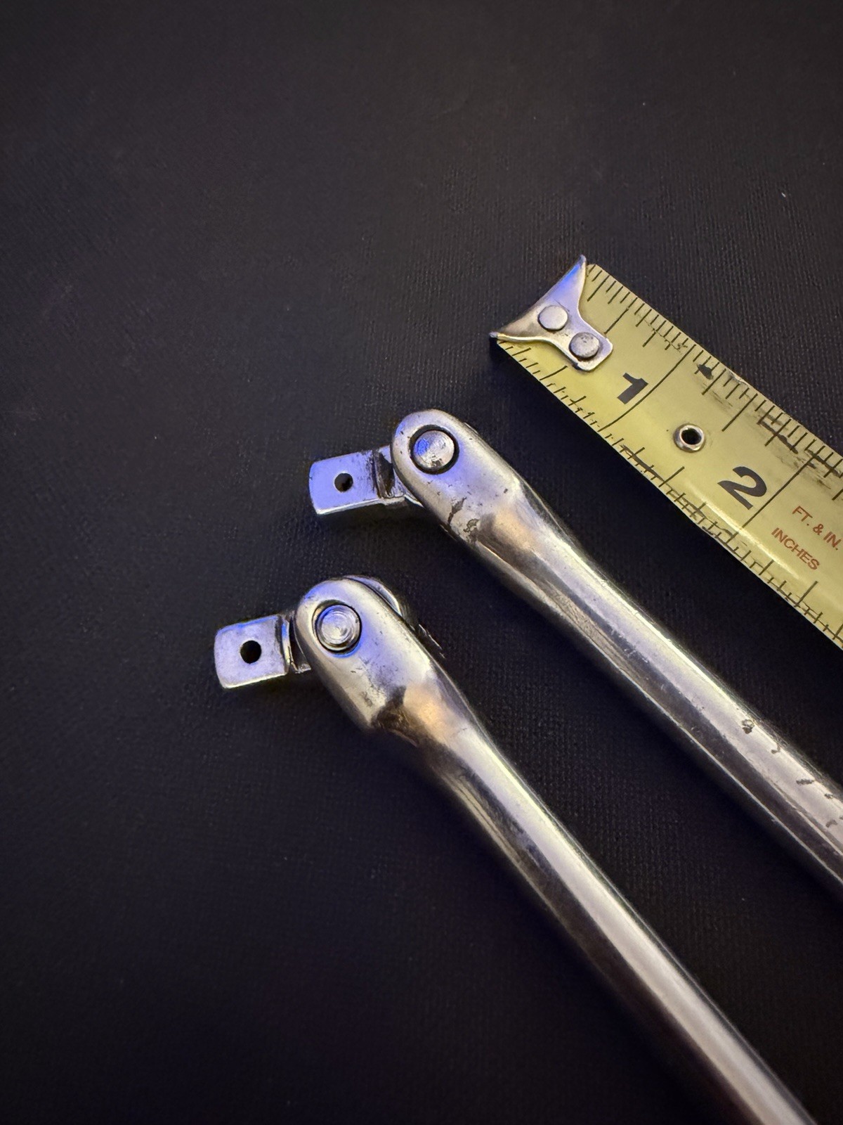 Snap On 3/8” Breaker Bar F10LB – PAR-X UN100 – 2 Piece Breaker Bar Lot – USA