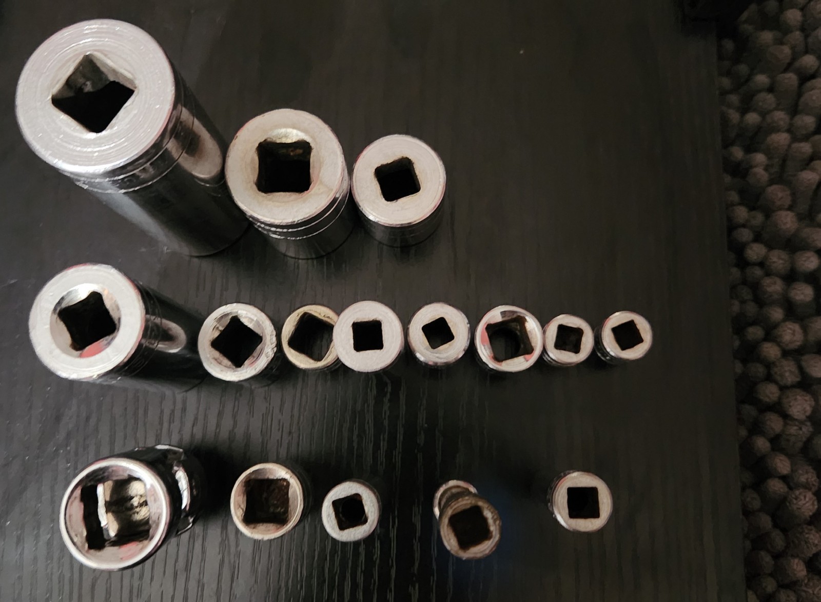 Lot Of 16 SK Tools Sockets – Please see description and photos, NICE condition!