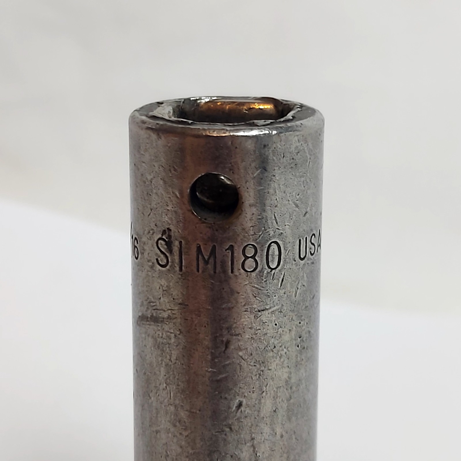 Snap-On SIM180 1/2″ Drive 6 Point 9/16” SAE Deep Impact Socket USA