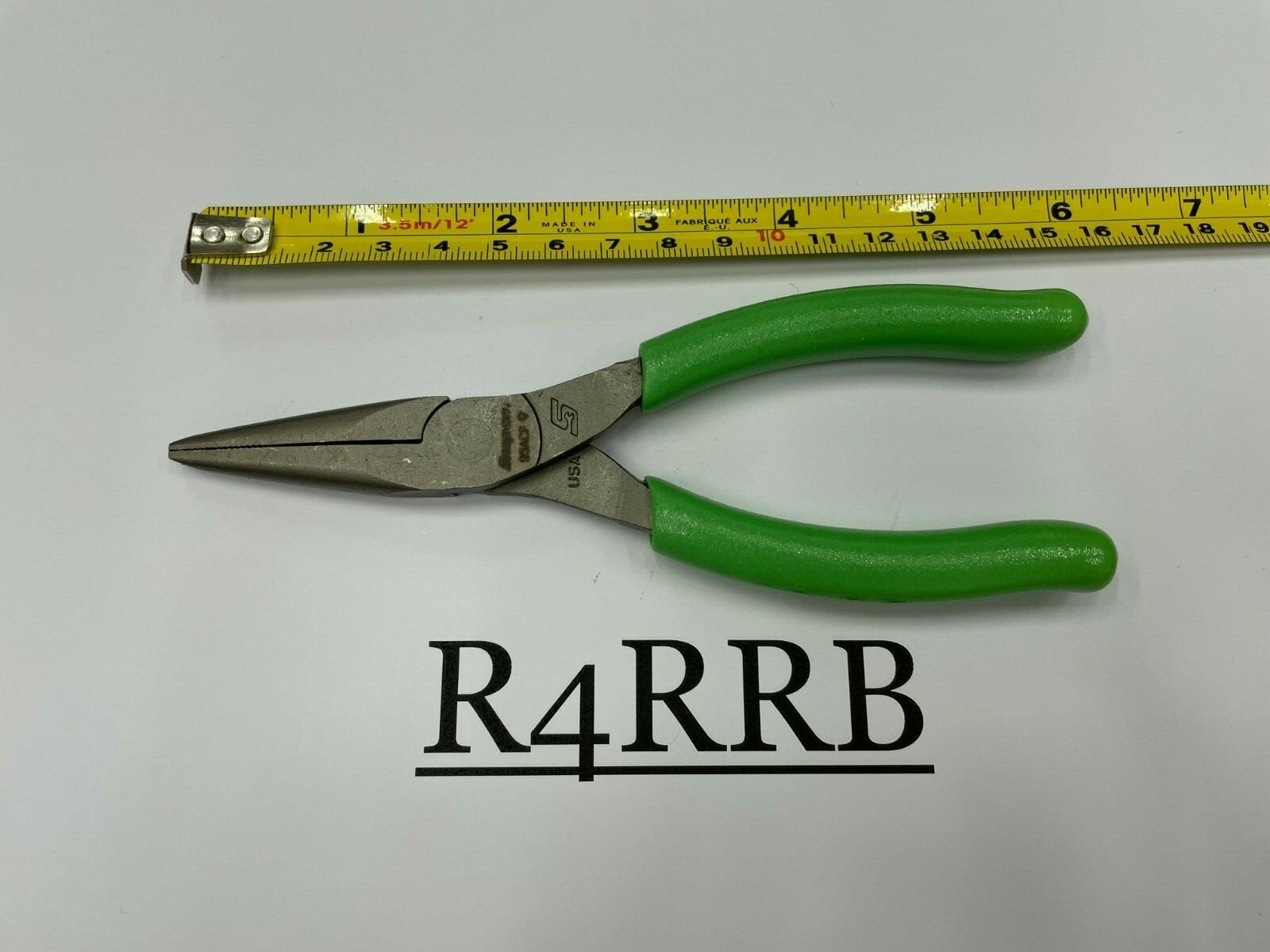 Snap-On Tools USA NEW 3 Piece GREEN Soft Grip Needle Nose Pliers Lot Set