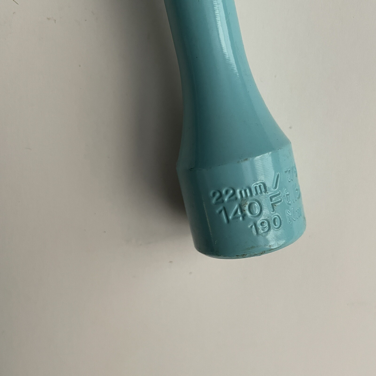 SUNEX 22214M – 1/2-Inch Drive, 22mm, 7/8-Inch, Extended Socket, Turquoise