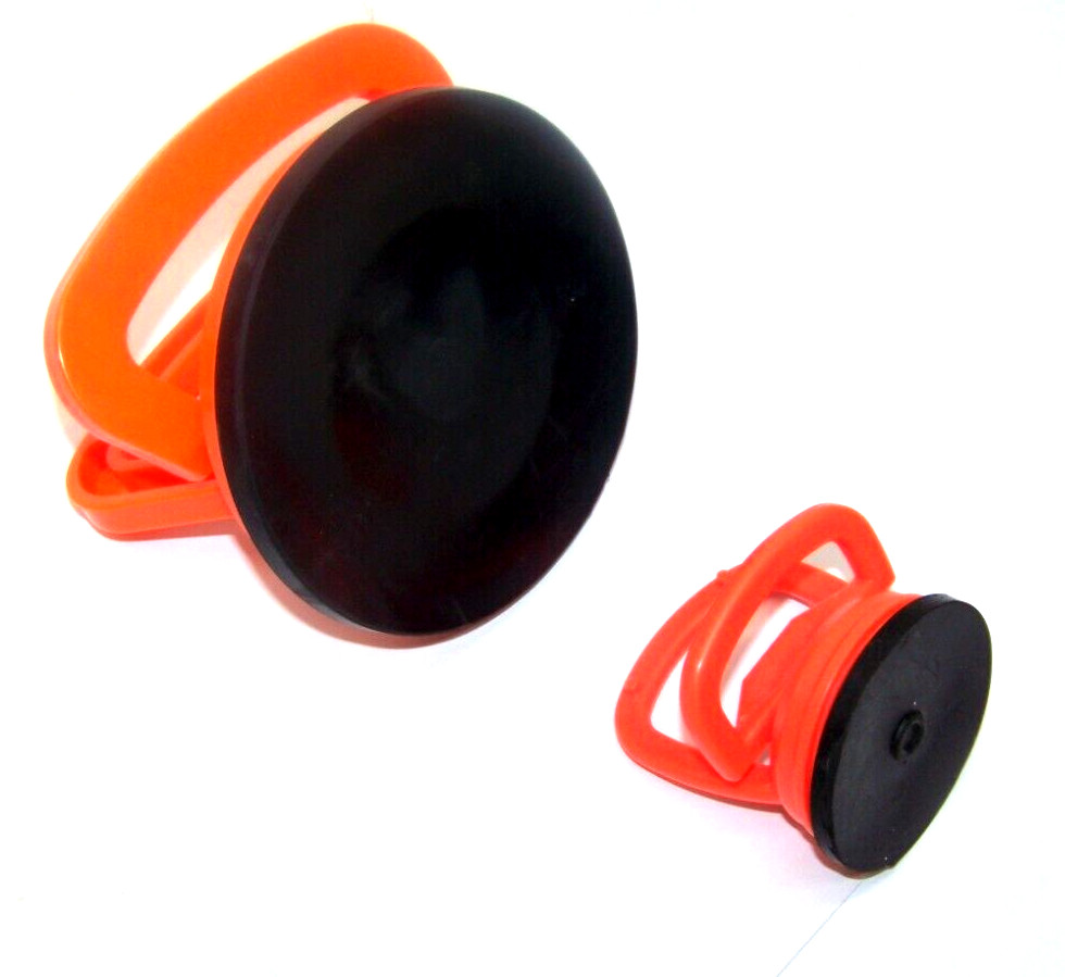 2pc set 4-1/2″ & 2-1/4″ Suction Cup Dent Puller Rubber Pad Lifter Dent Remover