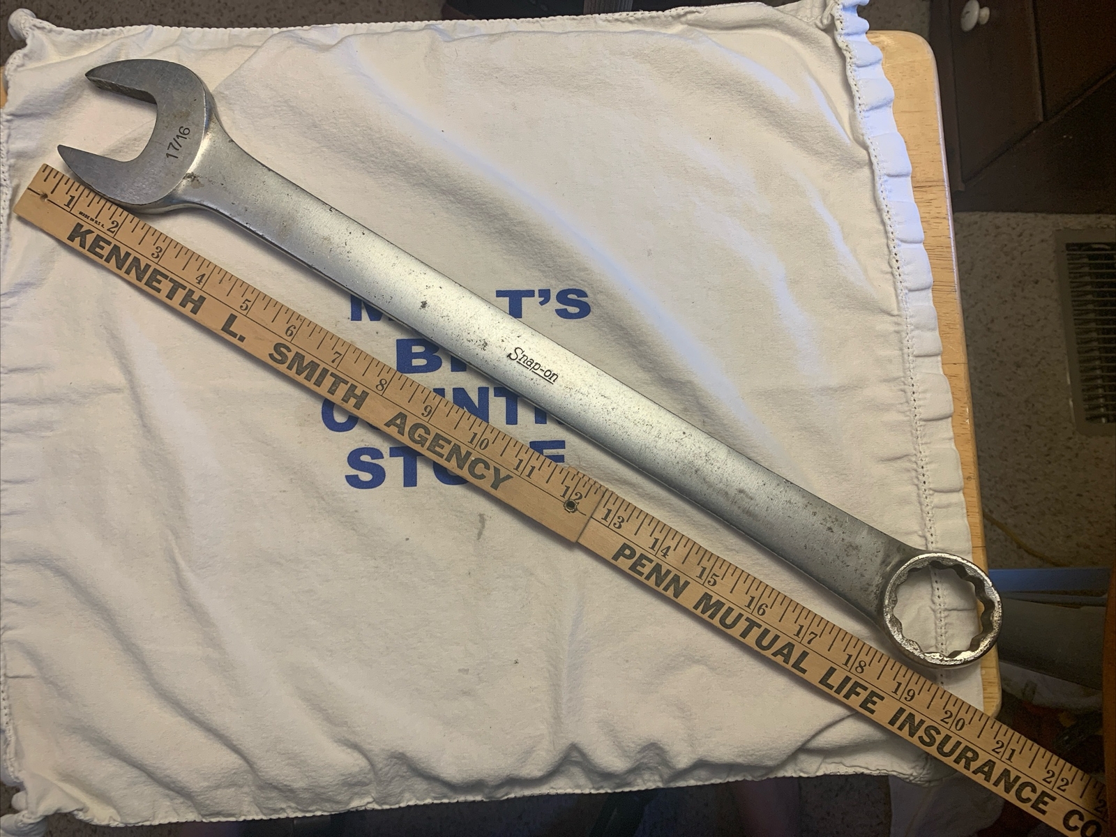 Snap-on Tools USA 1-7/16″ 12pt Standard Combination Box Wrench OEX46