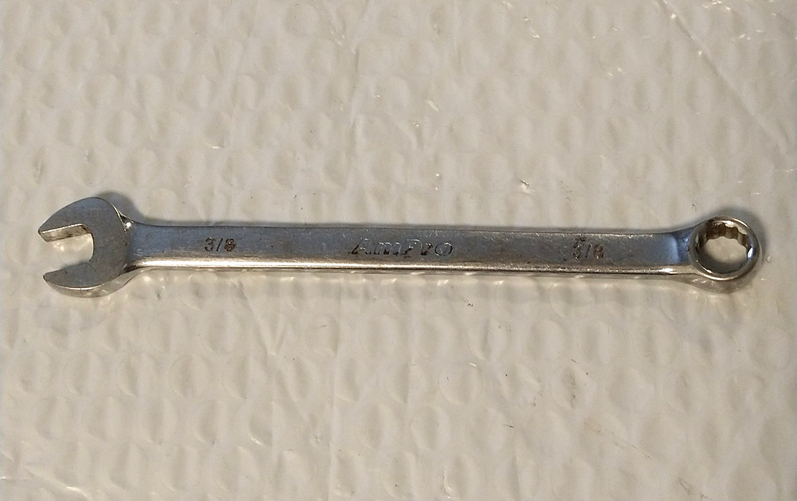 AMPRO TOOLS, 3/8″ DRIVE COMBINATION WRENCH, 6.25″ LONG, 12 POINT.