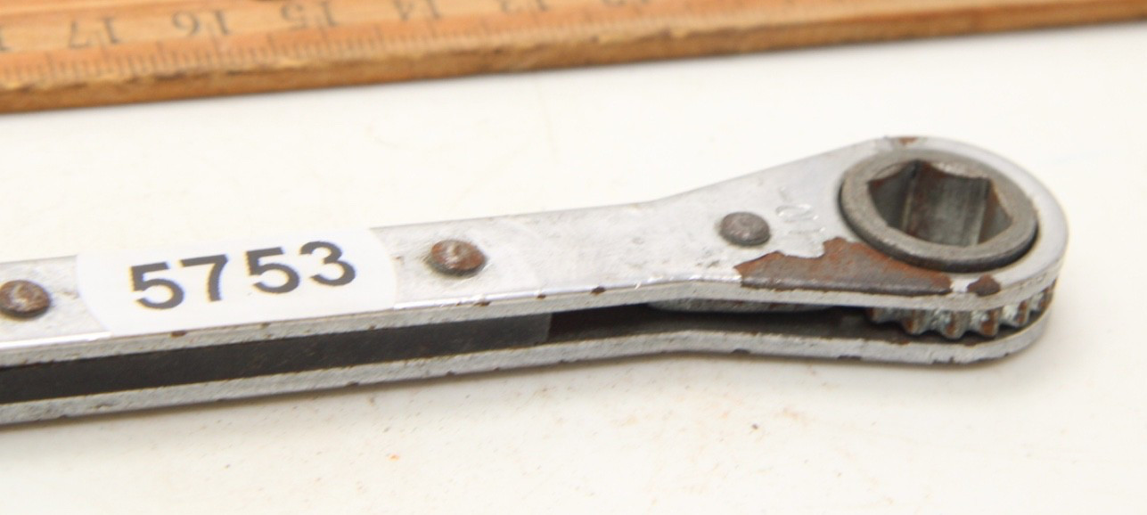Proto 1192 7/16″ x 3/8” 16 Point SAE Ratcheting Box Wrench USA