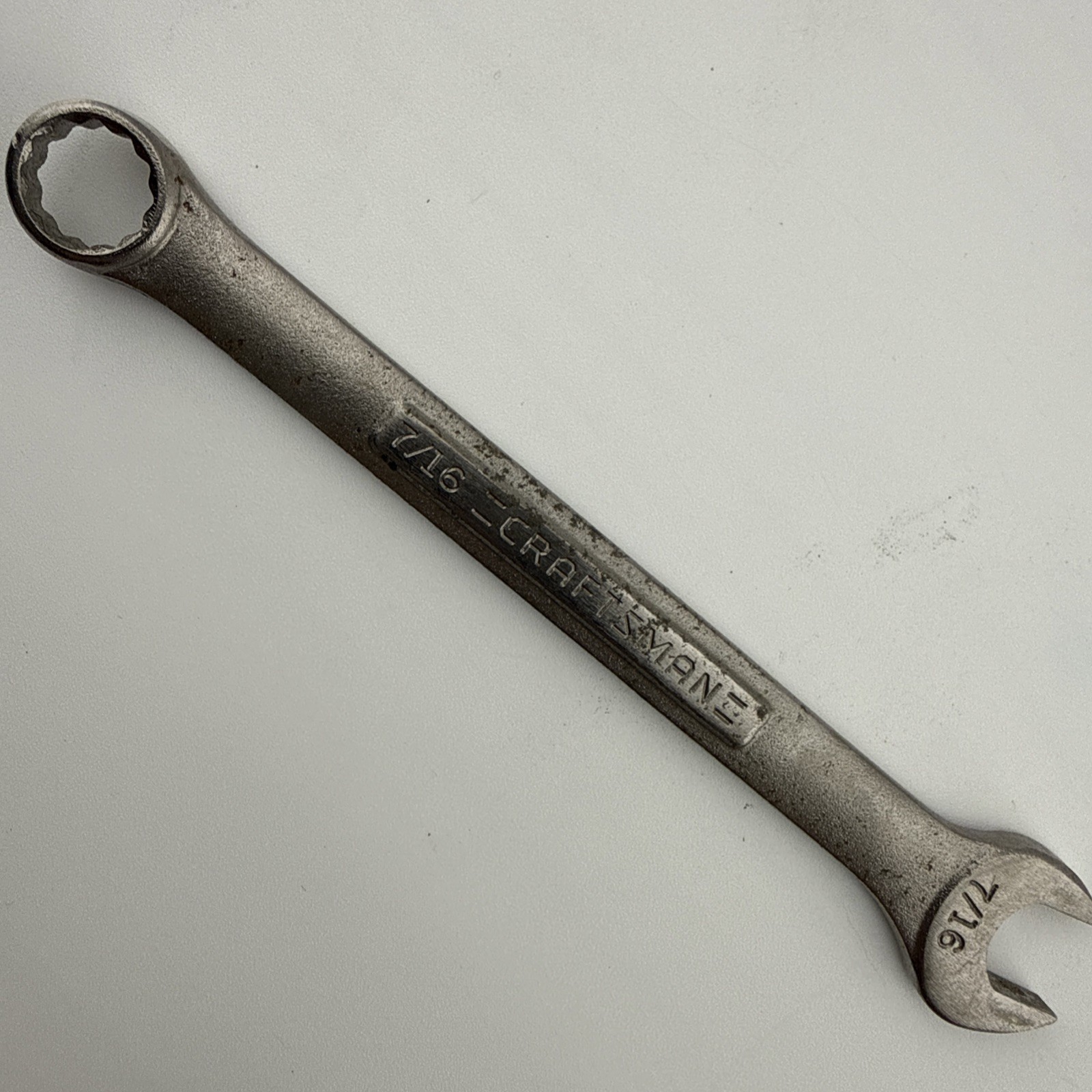 Craftsman 7/16 in 12 Point SAE Combination Wrench #44694 USA