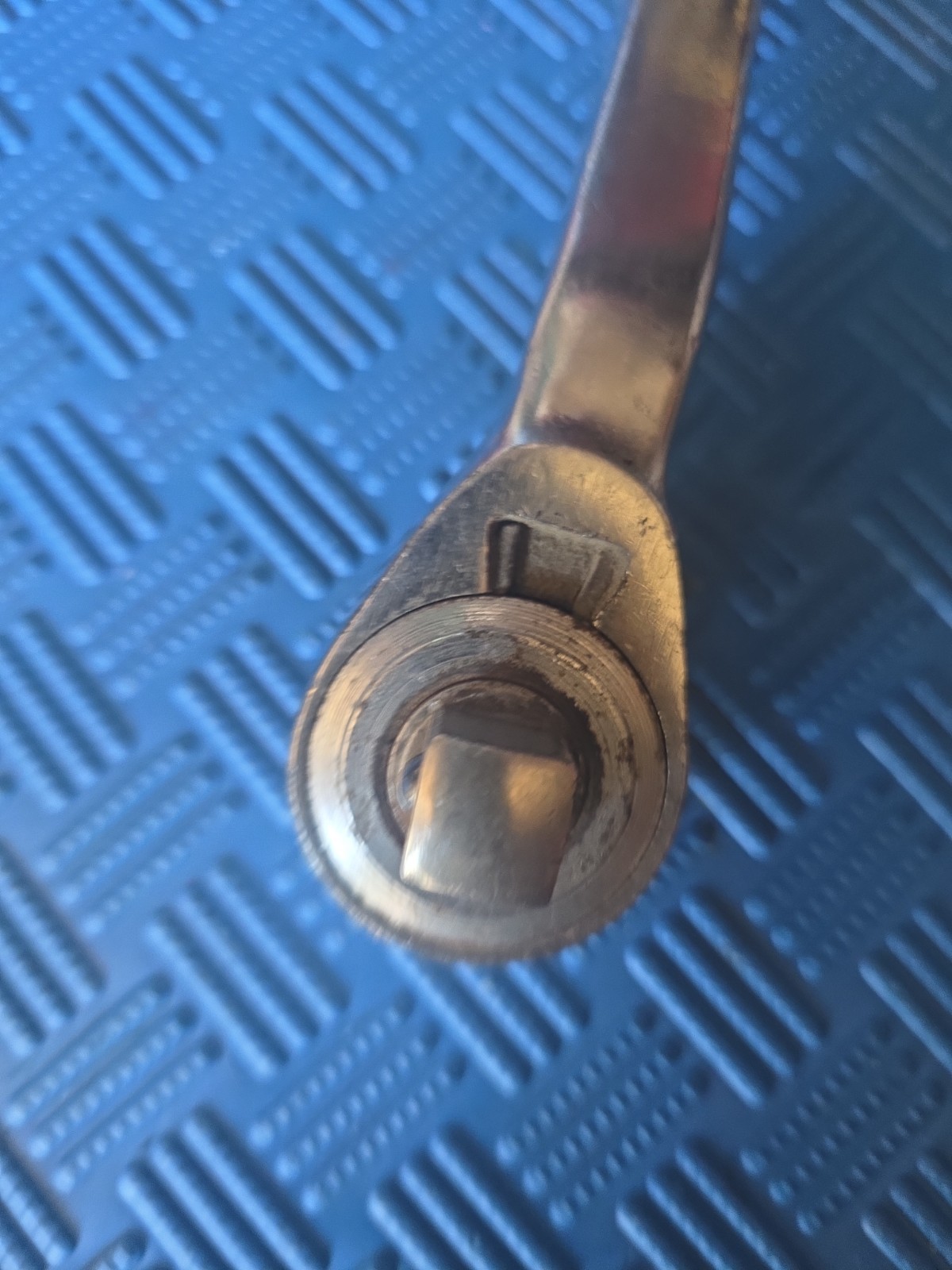 Vintage Oxwall 1/2″ Ratchet Bent Head Adjustable Handle Angle Ratchet Flank Dri