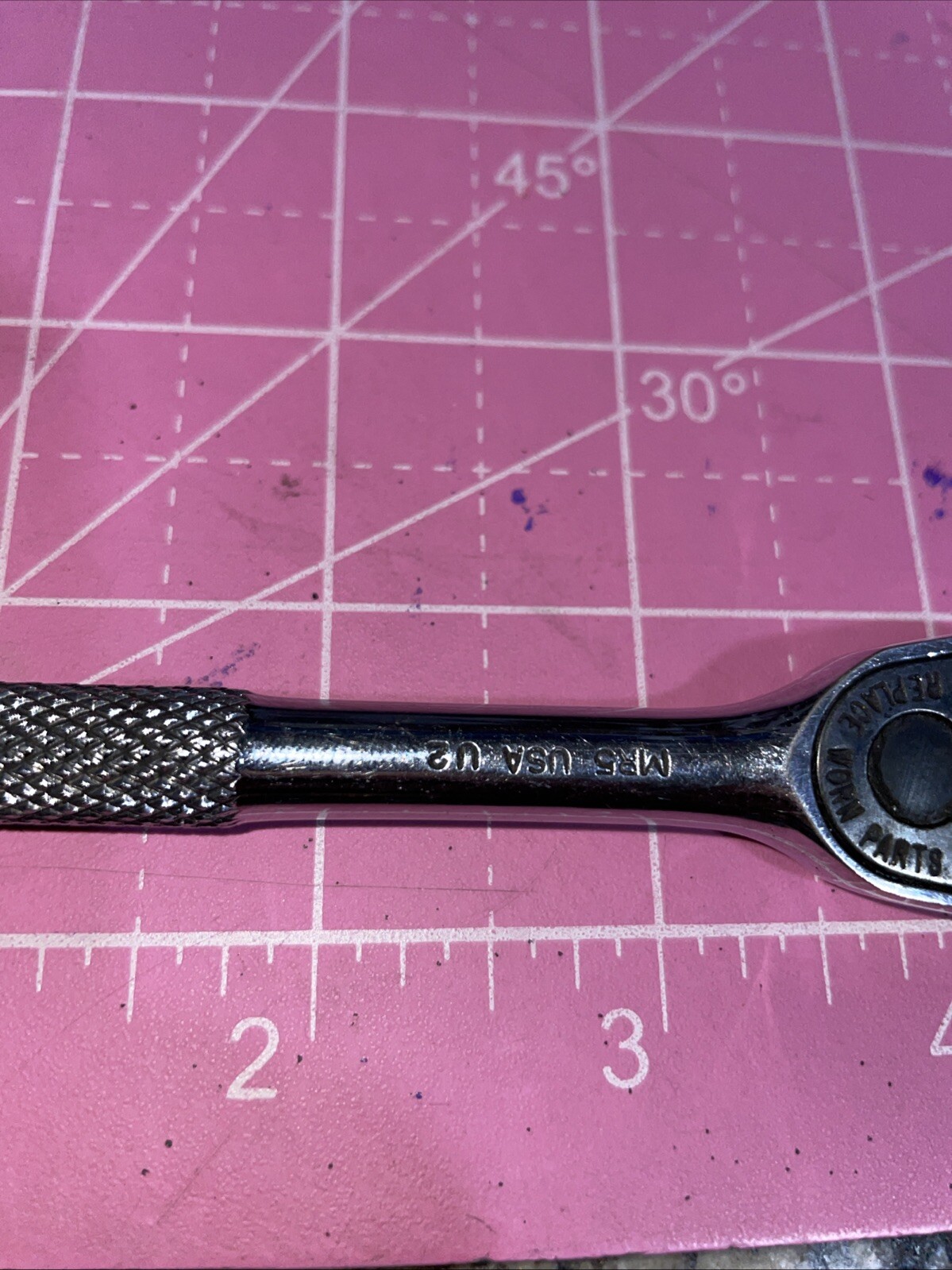 MAC tools 1/4″ Drive Knurled Handel Ratchet USA MR5 Nice!