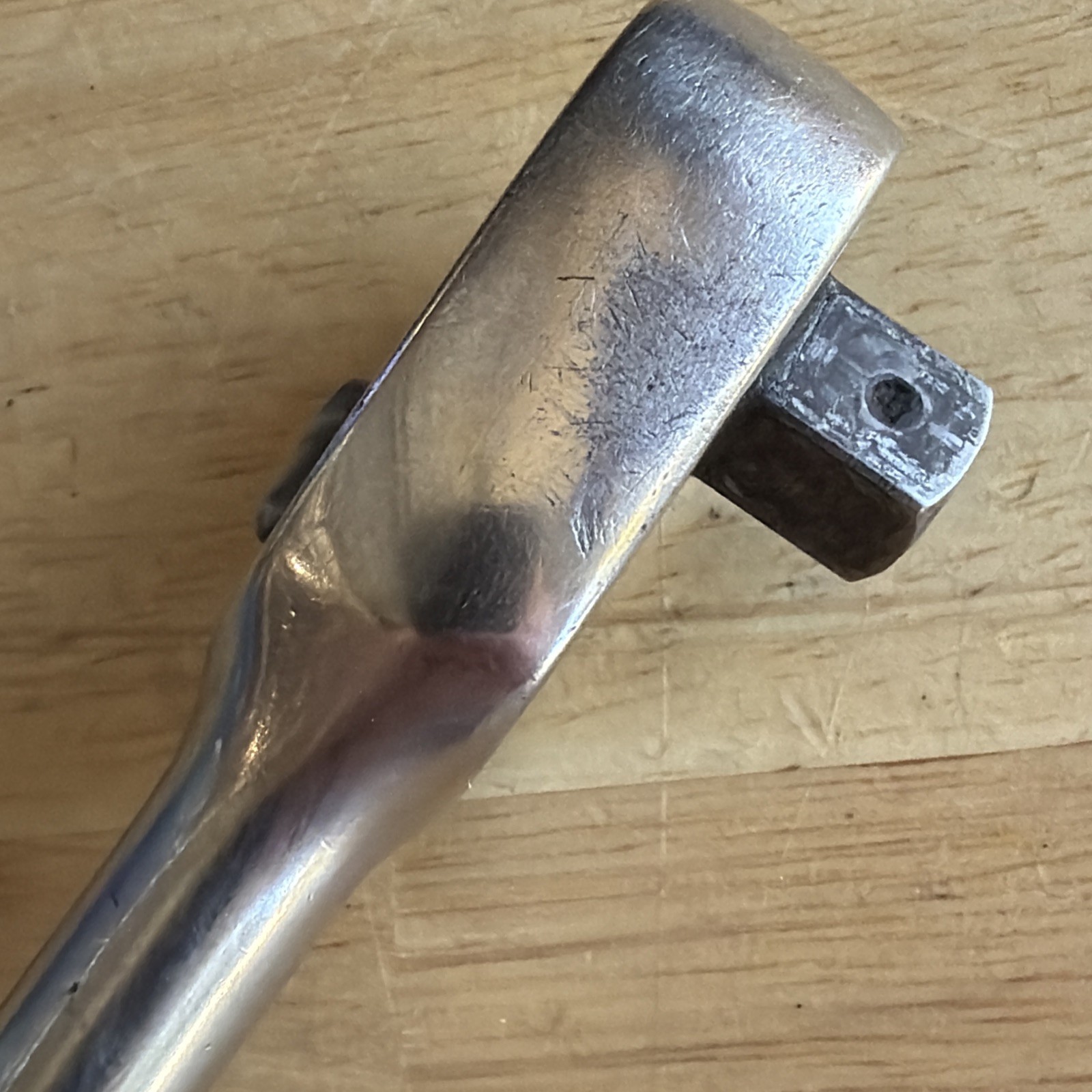 Snap On Tools 7-3/8″ Long Ratchet 3/8″ Drive F720 Vtg Made in USA READ!